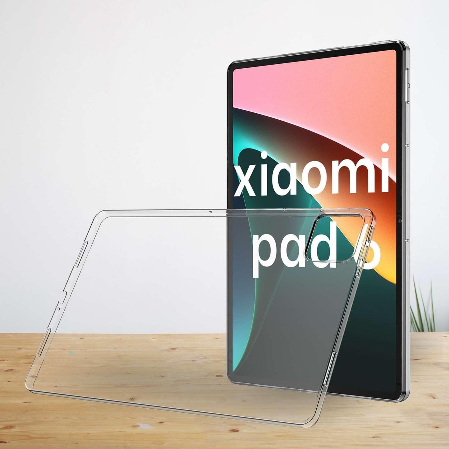 For Xiaomi Pad 6 Pro / Pad 6 Clear TPU Cover HD Transparent Tablet Case Drop Protection Shell