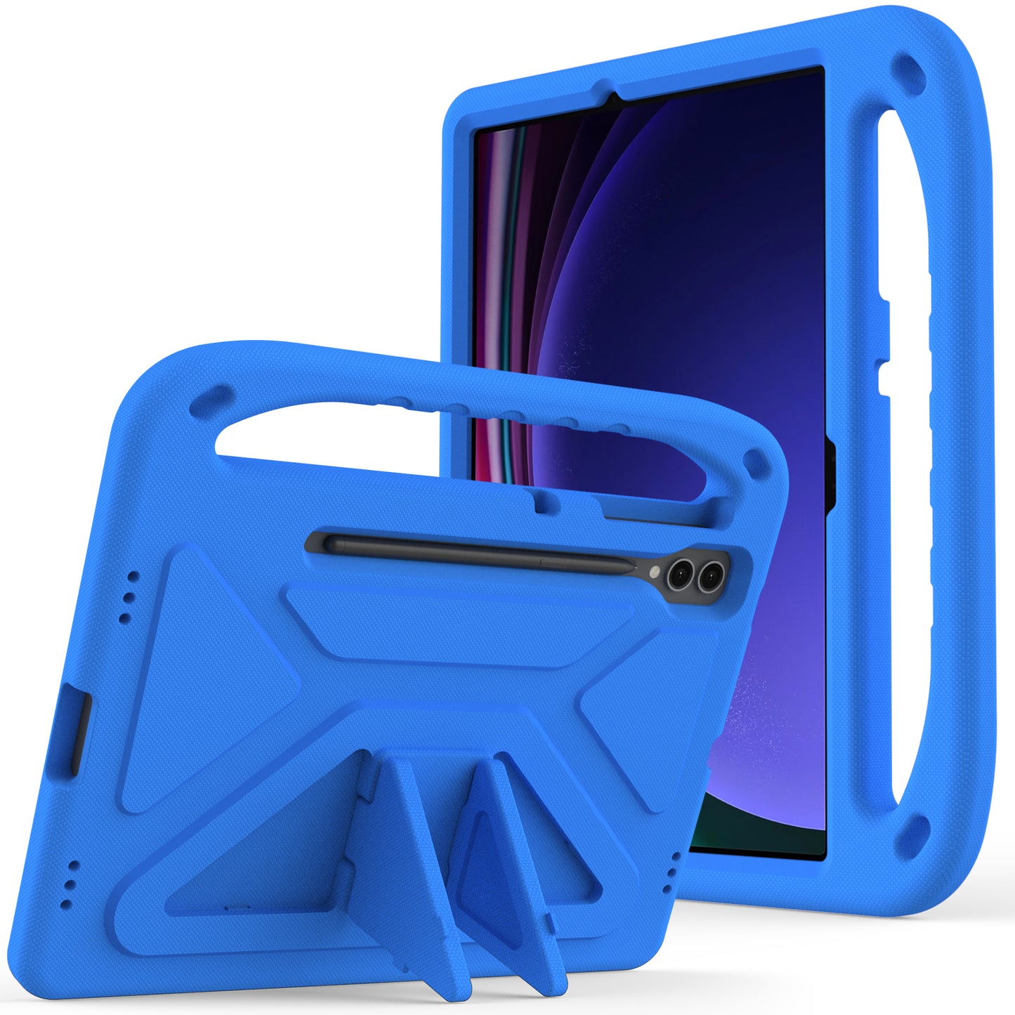 EVA Tablet Case for Samsung Galaxy Tab S7+ / S8+ / S9+ , Kids Friendly Hand Grip Kickstand Cover