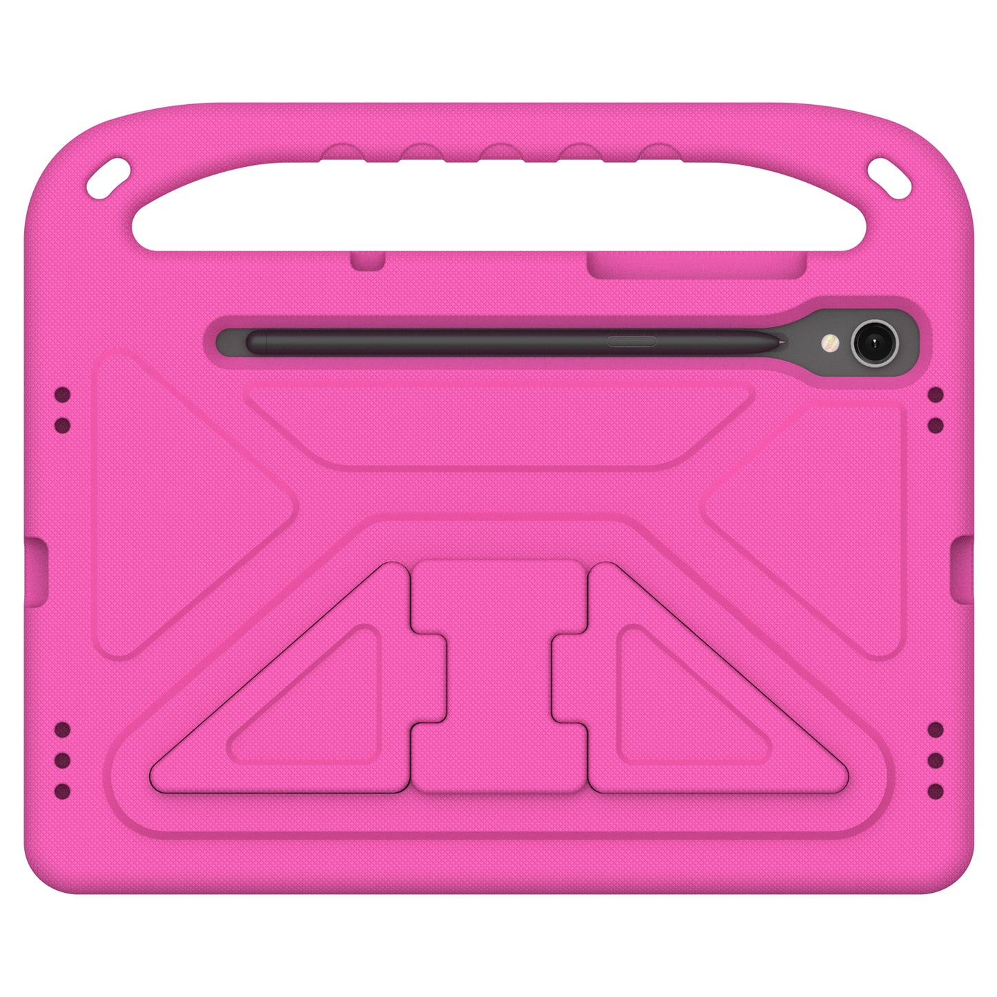 Handle EVA Case for Samsung Galaxy Tab S7 / S8 / S9 , Shockproof Kickstand Tablet Cover