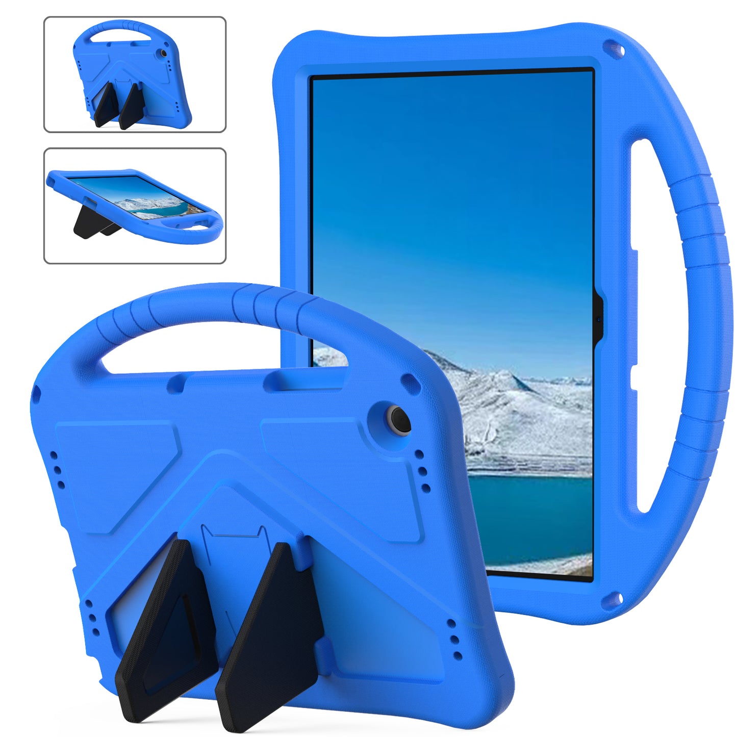 EVA Rugged Shockproof Cover for Samsung Galaxy Tab A9+ , Protective Handle Kickstand Tablet Case