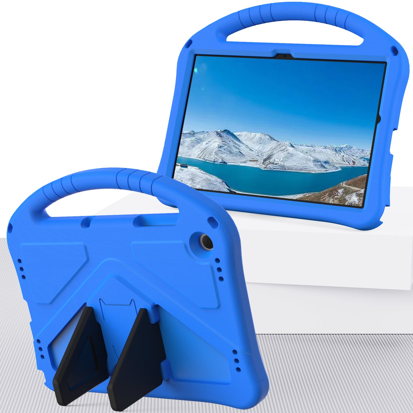EVA Rugged Shockproof Cover for Samsung Galaxy Tab A9+ , Protective Handle Kickstand Tablet Case