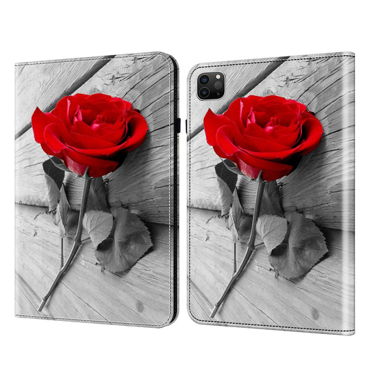 For iPad Pro 11 (2020) / (2021) / (2022) / iPad Air (2020) / (2022) PU Leather Flip Cover Pattern Printing Tablet Case with Stand