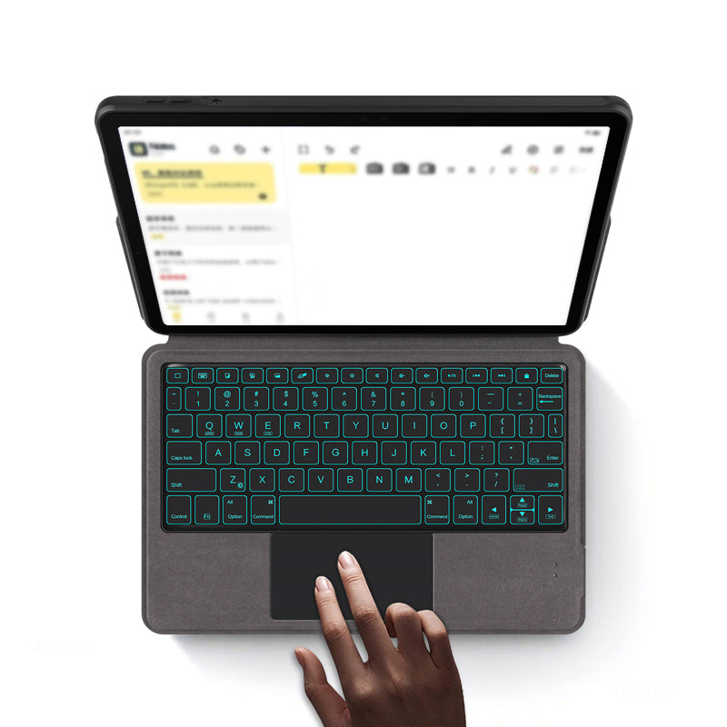 For Samsung Galaxy Tab S6 Stand Function Leather Tablet Cover Case with Backlight Bluetooth Keyboard