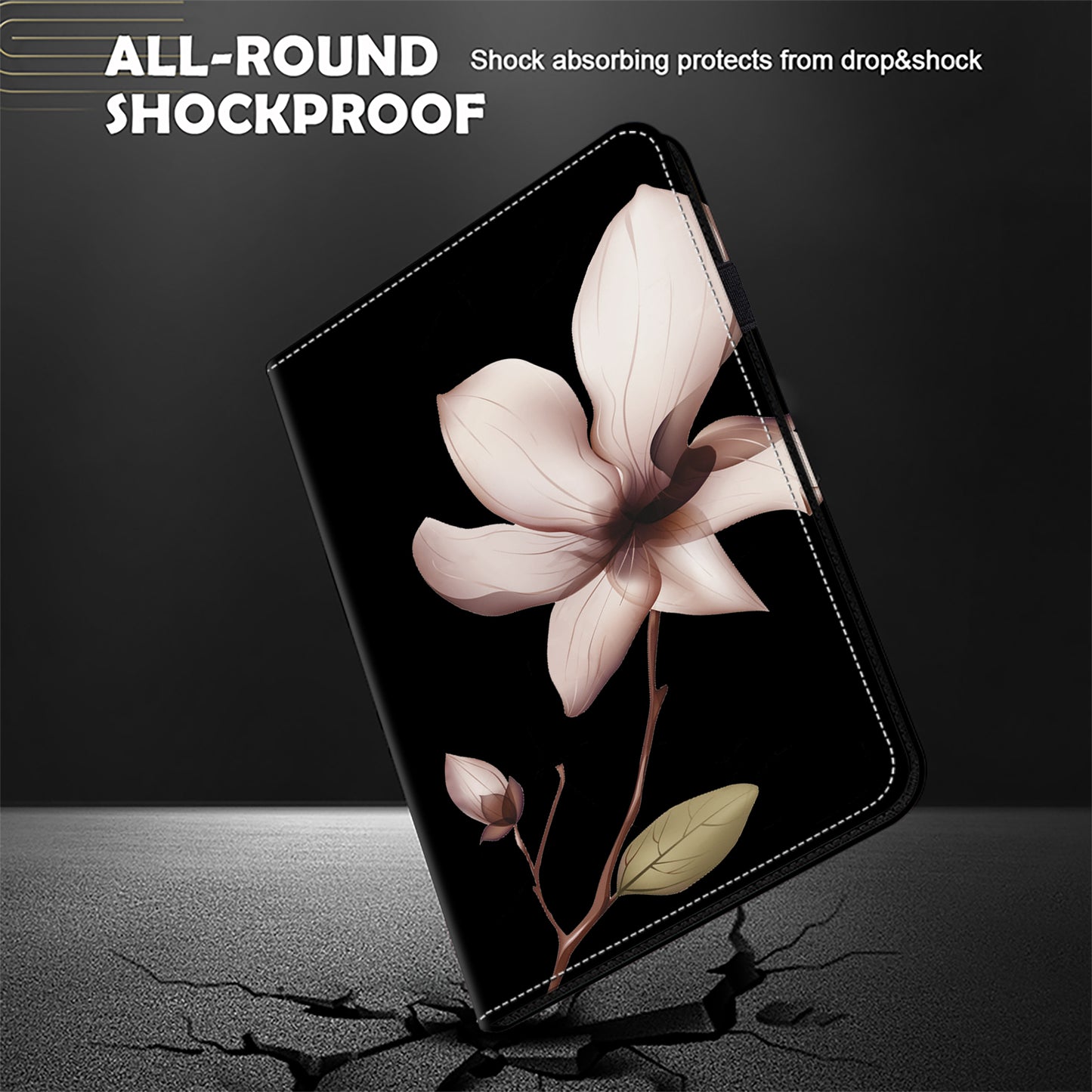 For Samsung Galaxy Tab S9+ / S9 FE+ All-inclusive Protection PU Leather TPU Tablet Stand Case Pattern Printing Cover