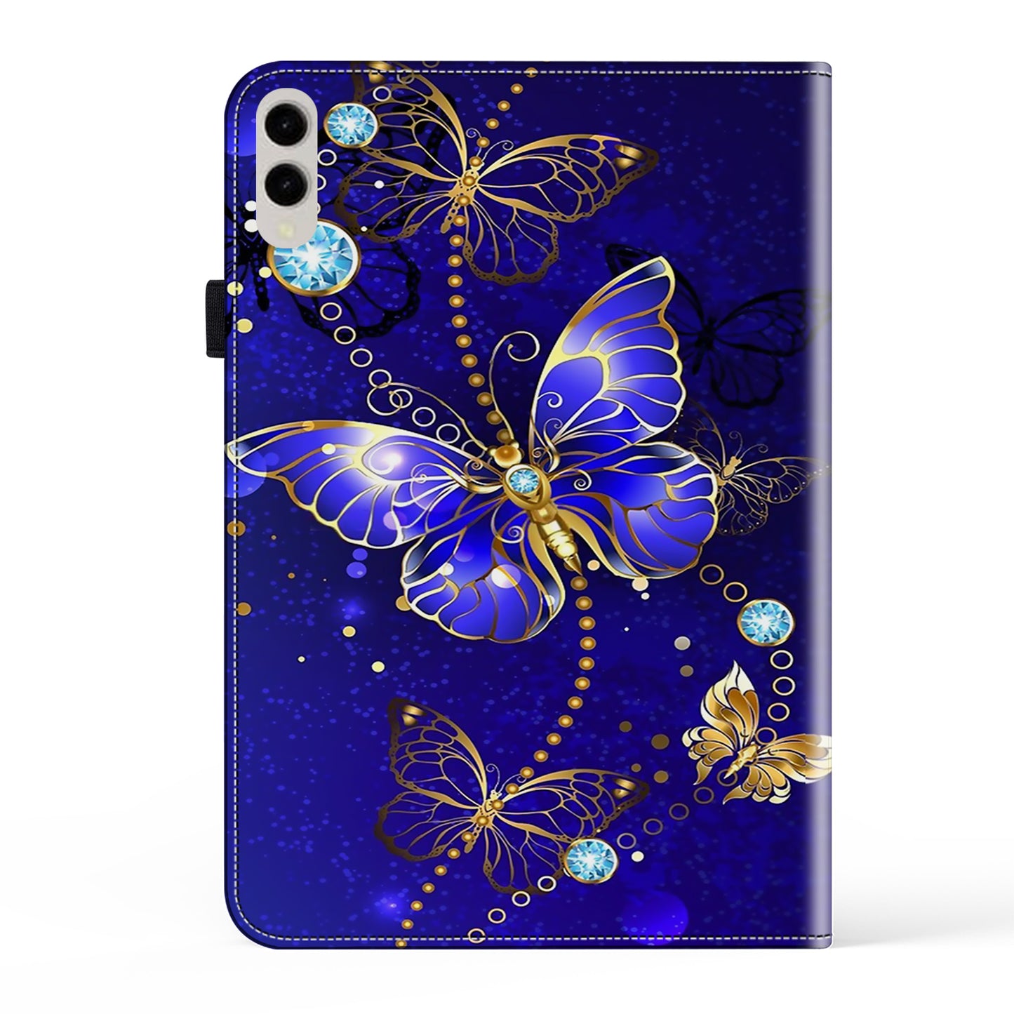 For Samsung Galaxy Tab S9+ / S9 FE+ All-inclusive Protection PU Leather TPU Tablet Stand Case Pattern Printing Cover