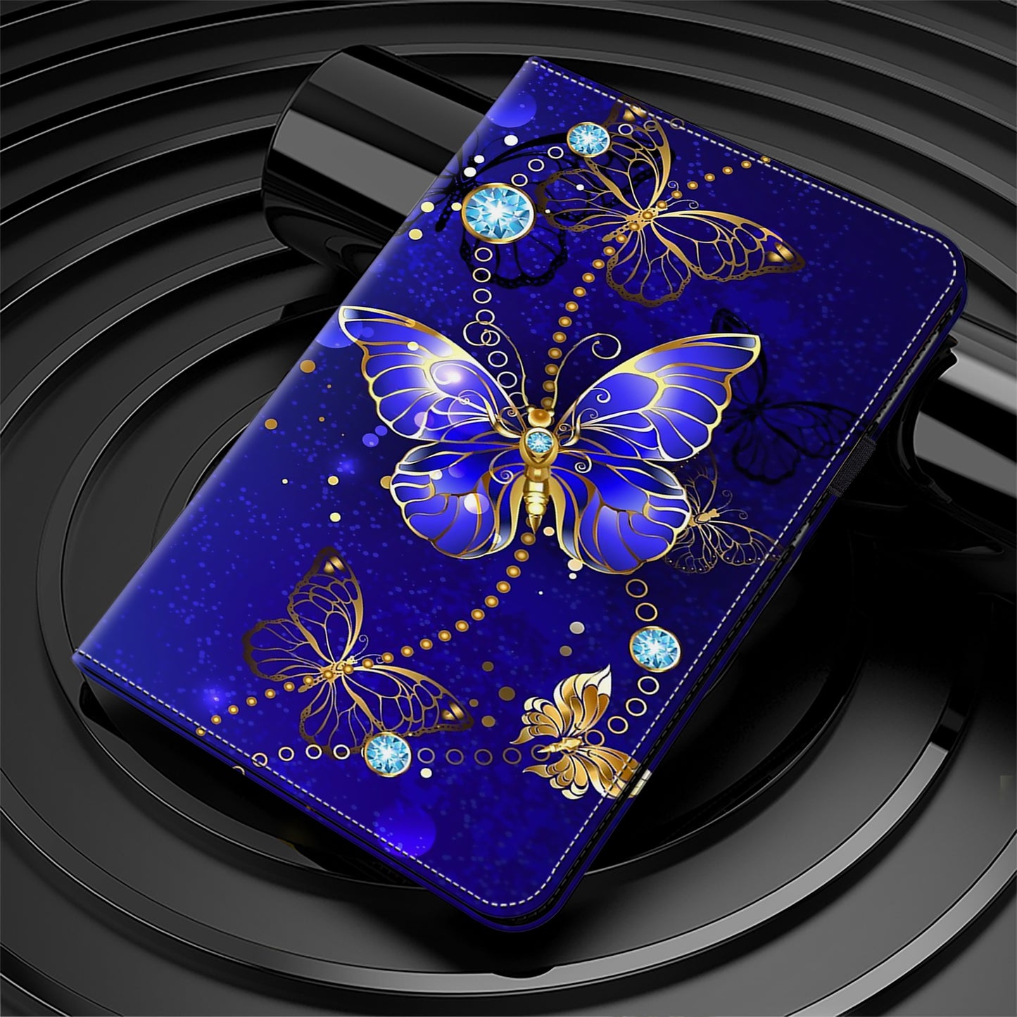 For Samsung Galaxy Tab S9+ / S9 FE+ All-inclusive Protection PU Leather TPU Tablet Stand Case Pattern Printing Cover