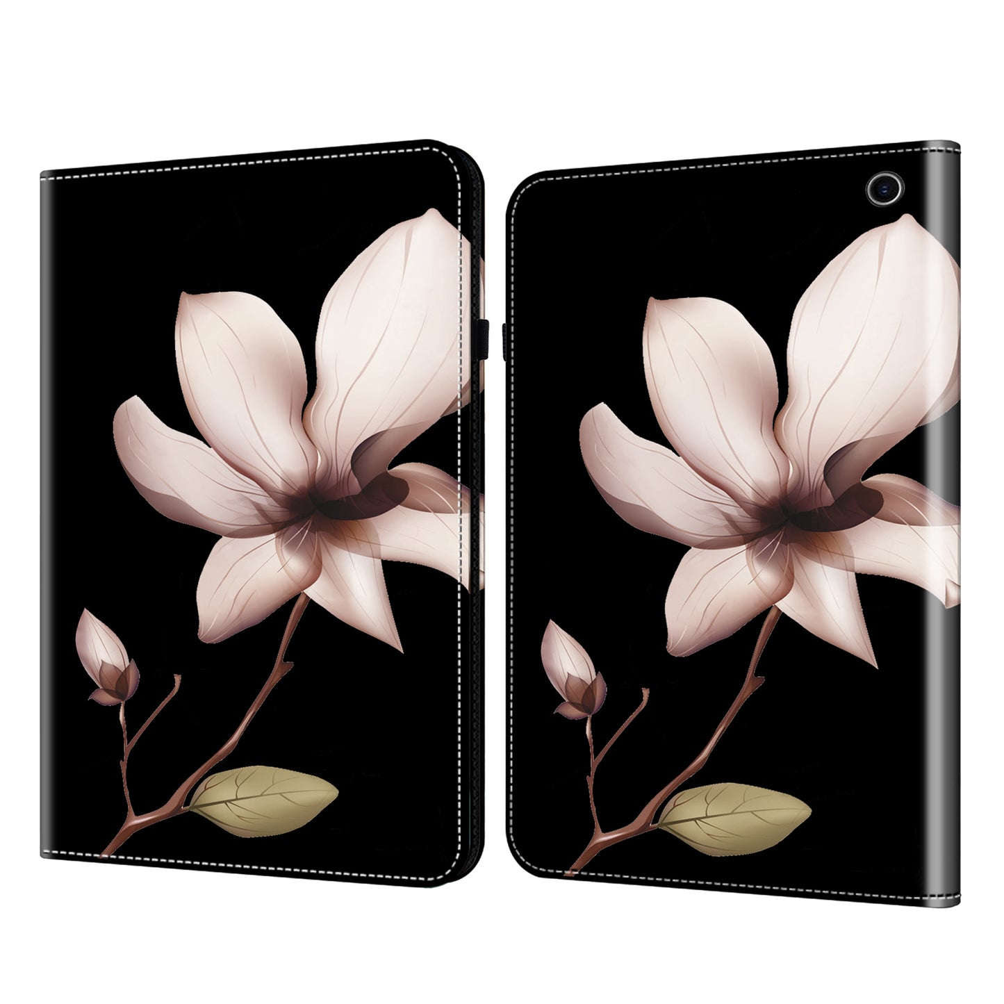 Anti-scratch PU Leather Tablet Case Stand For Google Pixel Tablet Pattern Printing Tablet Protective Shell