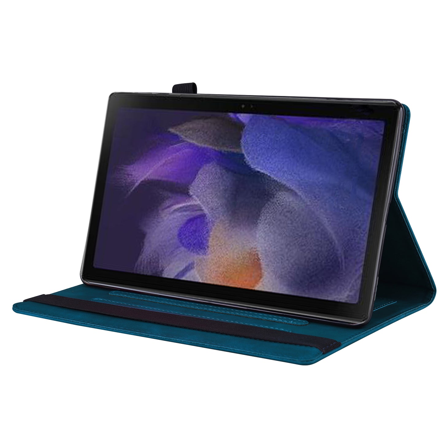 For Samsung Galaxy Tab A9 Tablet Wallet Case PU Leather Anti-drop Stand Tablet Cover