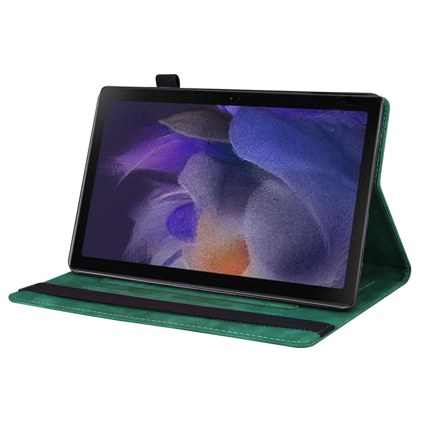 For Samsung Galaxy Tab A9 Tablet Wallet Case PU Leather Anti-drop Stand Tablet Cover