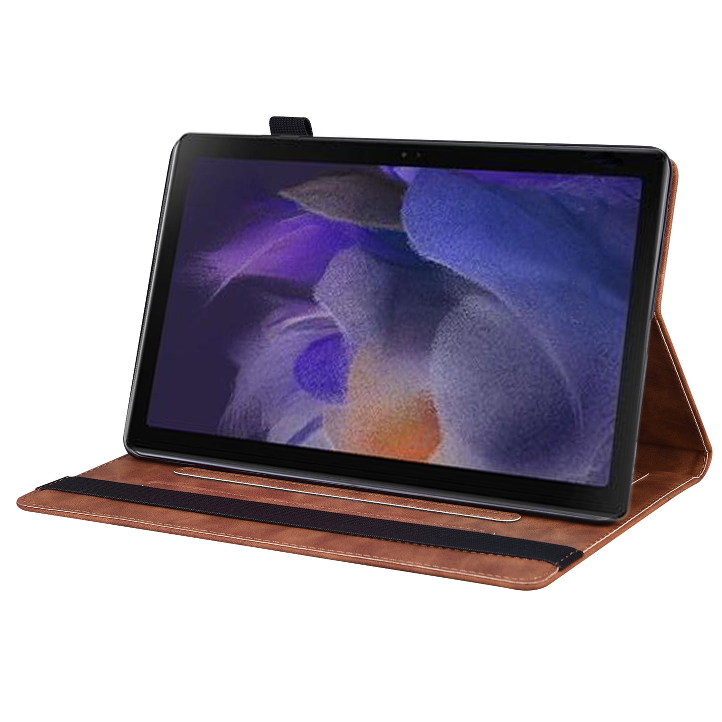 For Samsung Galaxy Tab A9 Tablet Wallet Case PU Leather Anti-drop Stand Tablet Cover