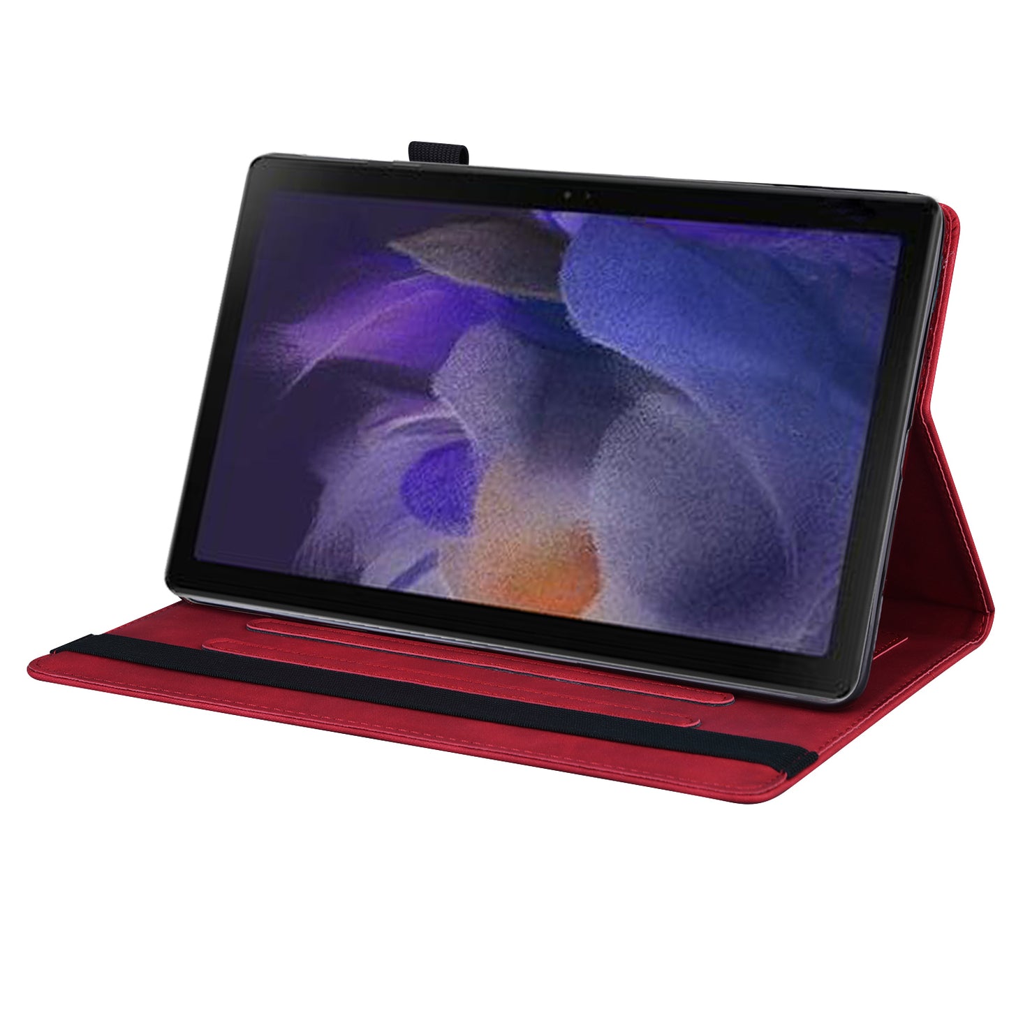 For Samsung Galaxy Tab A9 Tablet Wallet Case PU Leather Anti-drop Stand Tablet Cover