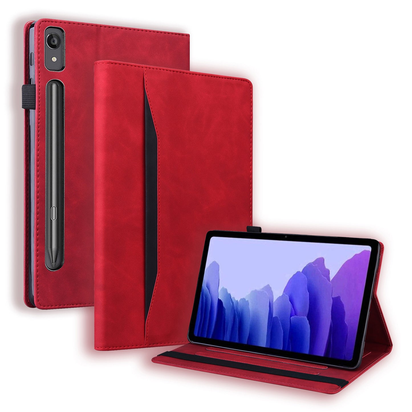For Lenovo Tab P12 PU Leather Tablet Case Wallet Stand Full Protection Tablet Cover