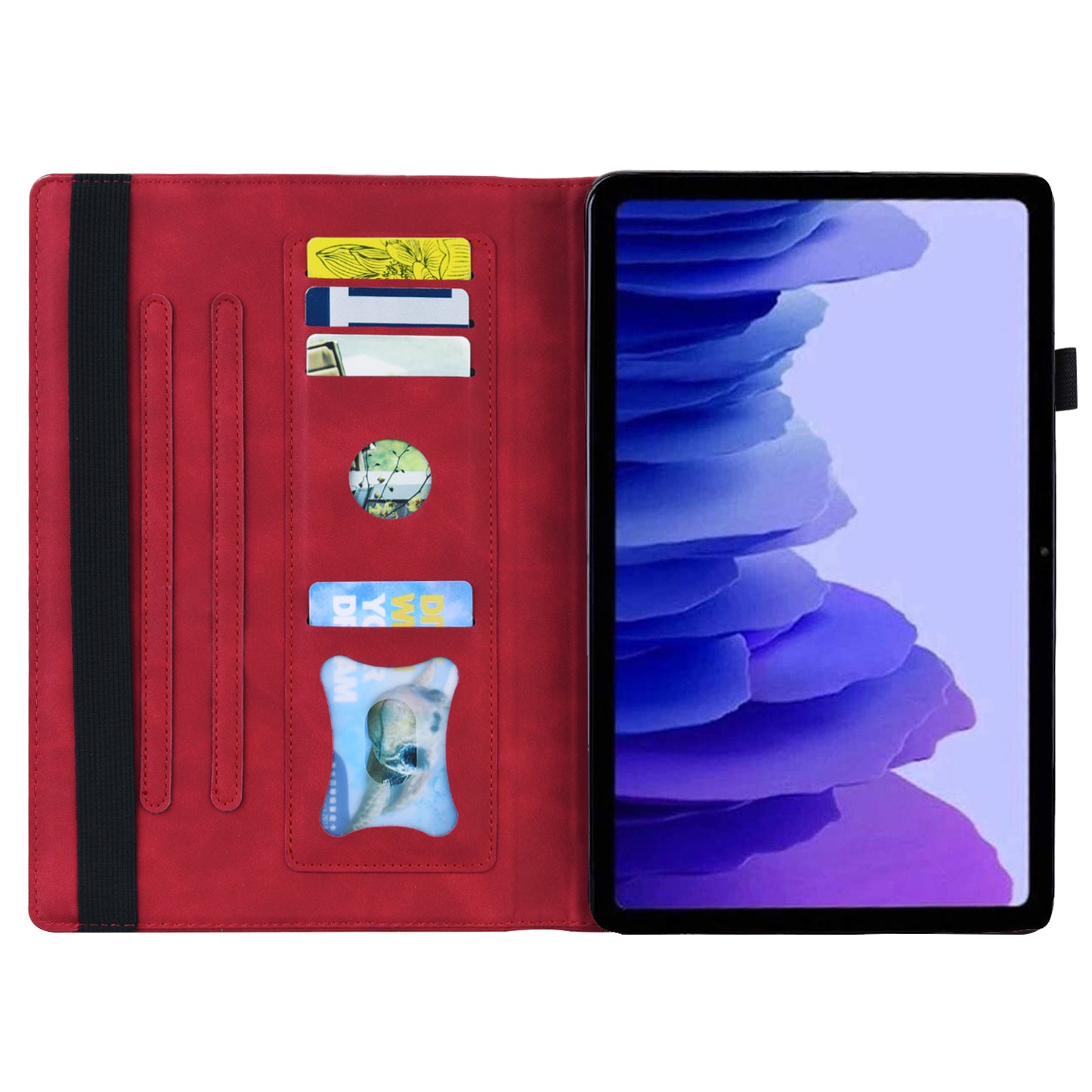 For Lenovo Tab P12 PU Leather Tablet Case Wallet Stand Full Protection Tablet Cover