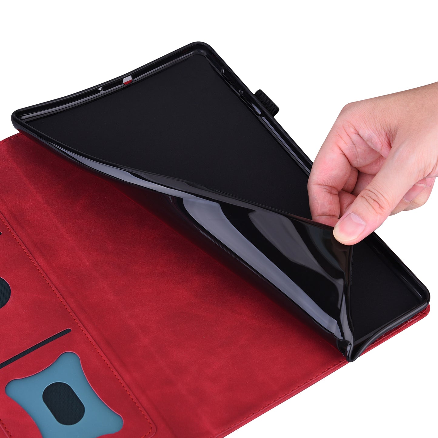 For Lenovo Tab P12 PU Leather Tablet Case Wallet Stand Full Protection Tablet Cover