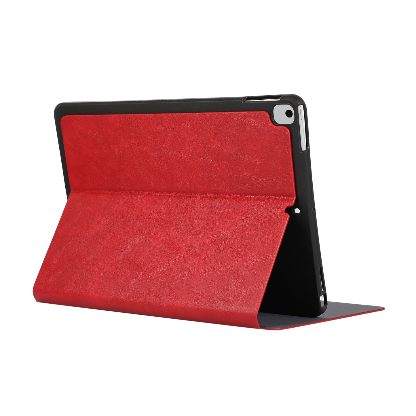 For iPad 10.2 (2021) / (2019) / (2020) PU Leather Flip Cover Anti-Dorp Auto Wake / Sleep Tablet Case with Stand