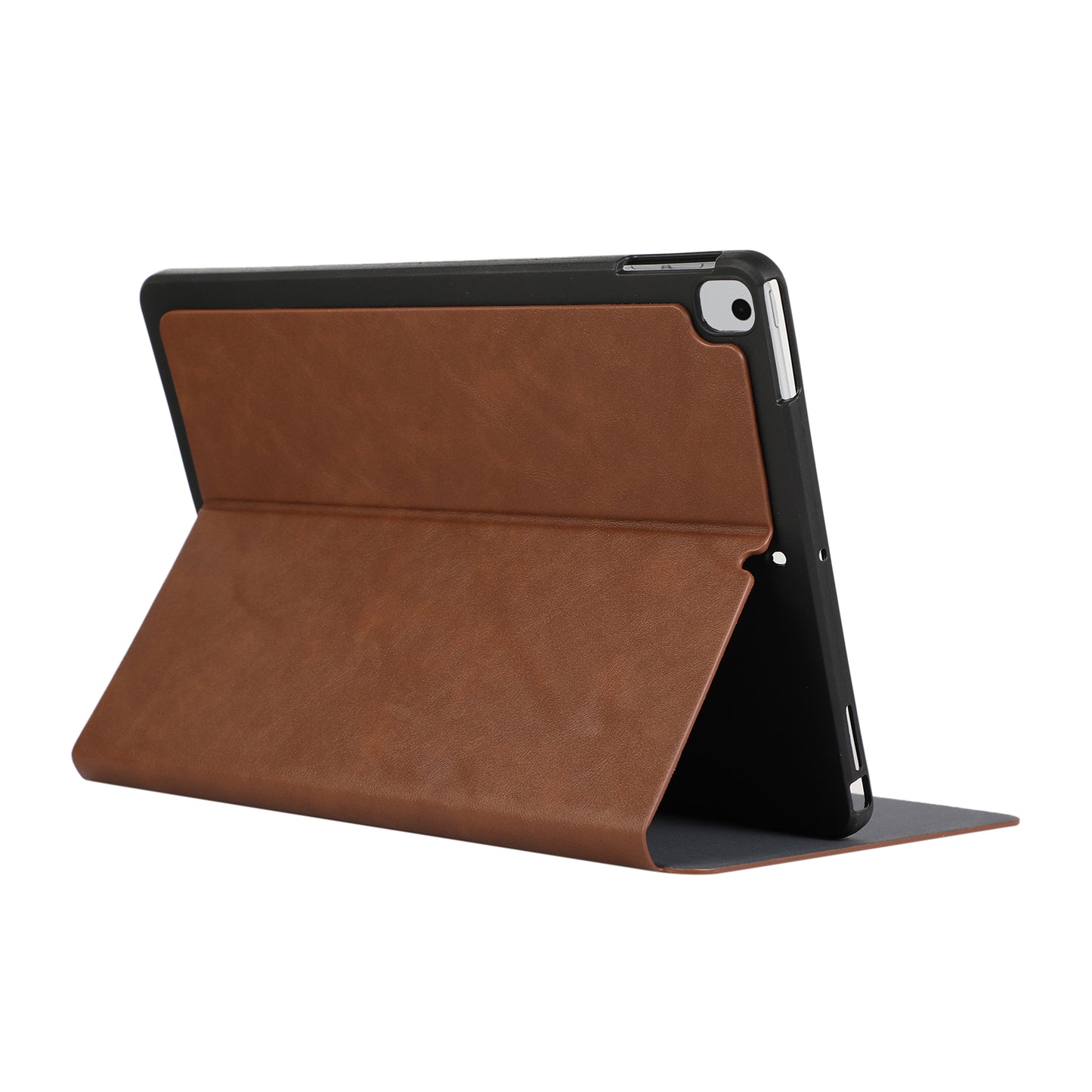 For iPad 10.2 (2021) / (2019) / (2020) PU Leather Flip Cover Anti-Dorp Auto Wake / Sleep Tablet Case with Stand