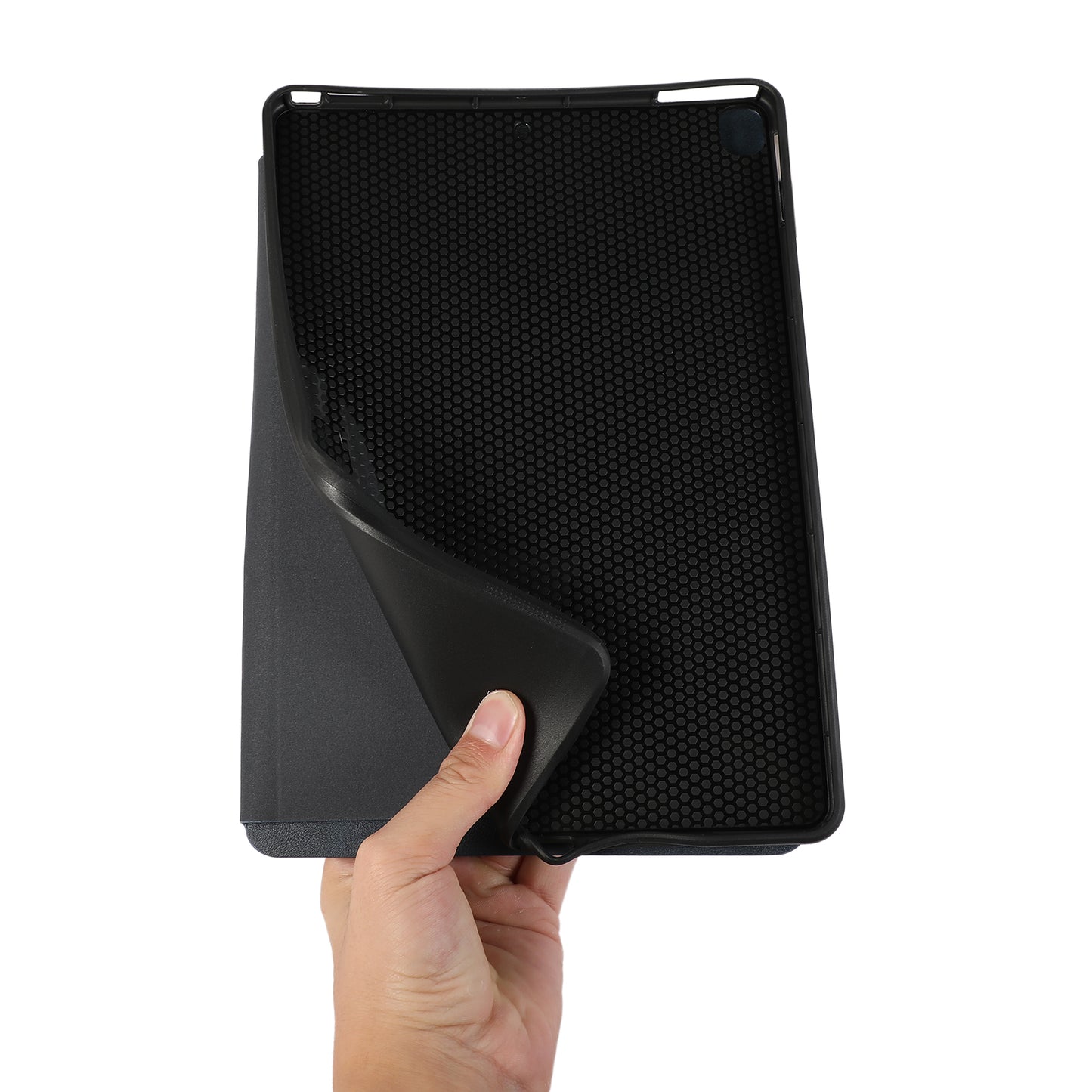 For iPad Air (2013) / Air 2 / iPad 9.7-inch (2017) / (2018) Anti-Dorp PU Leather Cover Auto Wake / Sleep Tablet Case with Stand