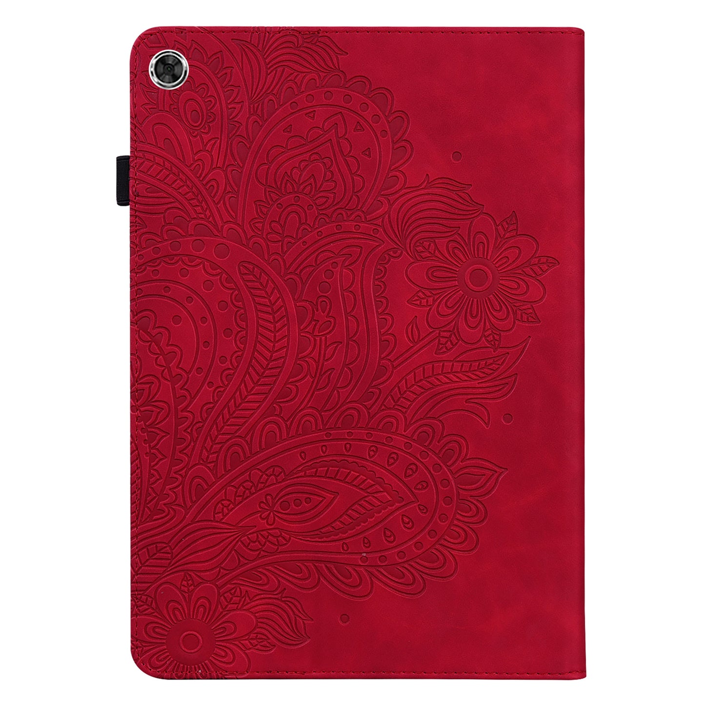 For Samsung Galaxy Tab A9 Case Flower Imprint Tablet Stand Cover