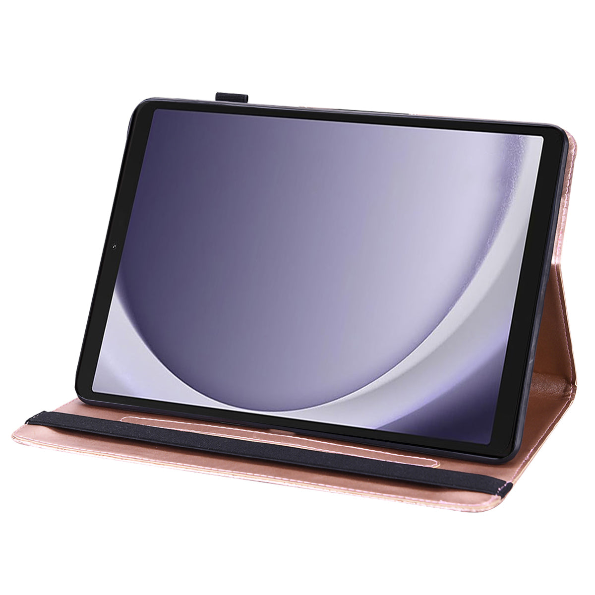 For Samsung Galaxy Tab A9 Case Flower Imprint Tablet Stand Cover
