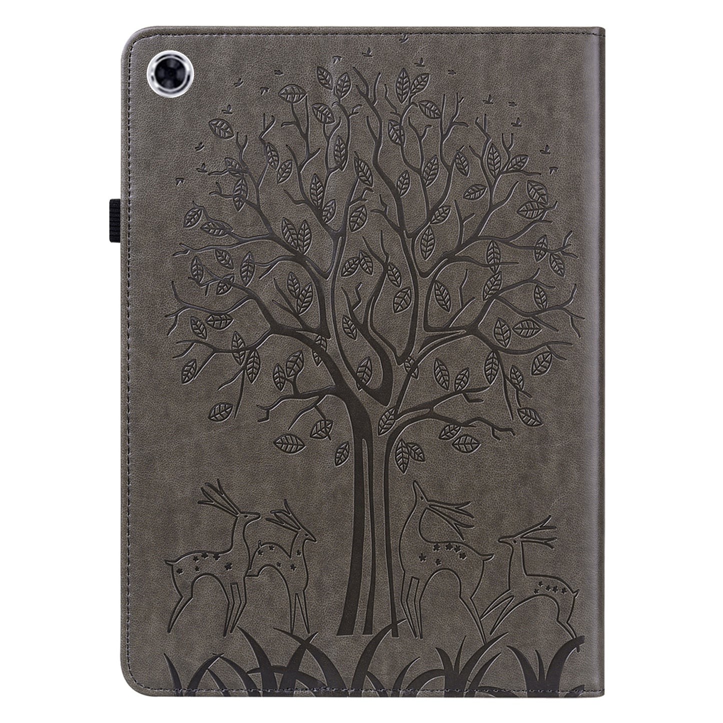 For Samsung Galaxy Tab A9+ Cover Imprinted Stand PU Leather Card Holder Tablet Case