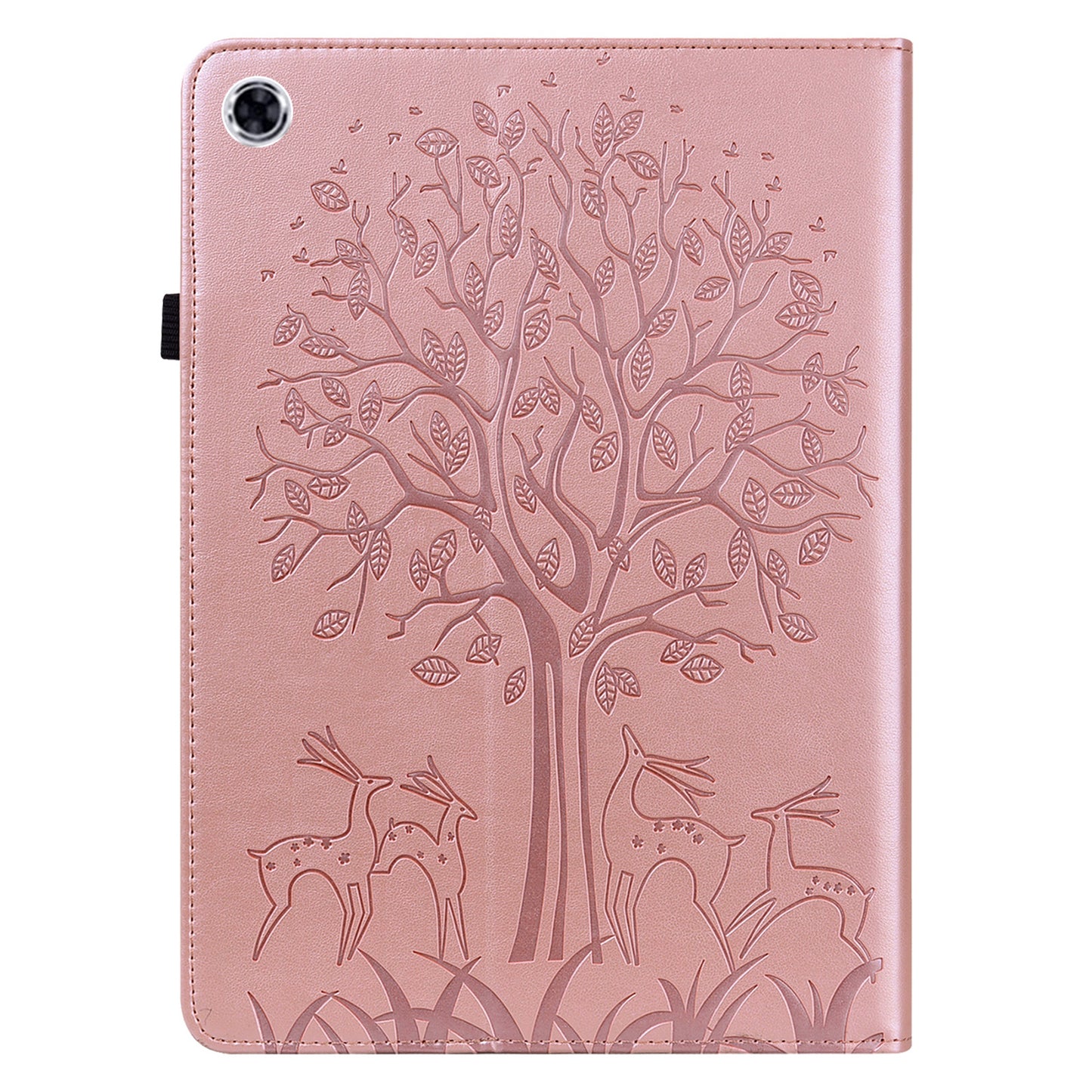For Samsung Galaxy Tab A9+ Cover Imprinted Stand PU Leather Card Holder Tablet Case