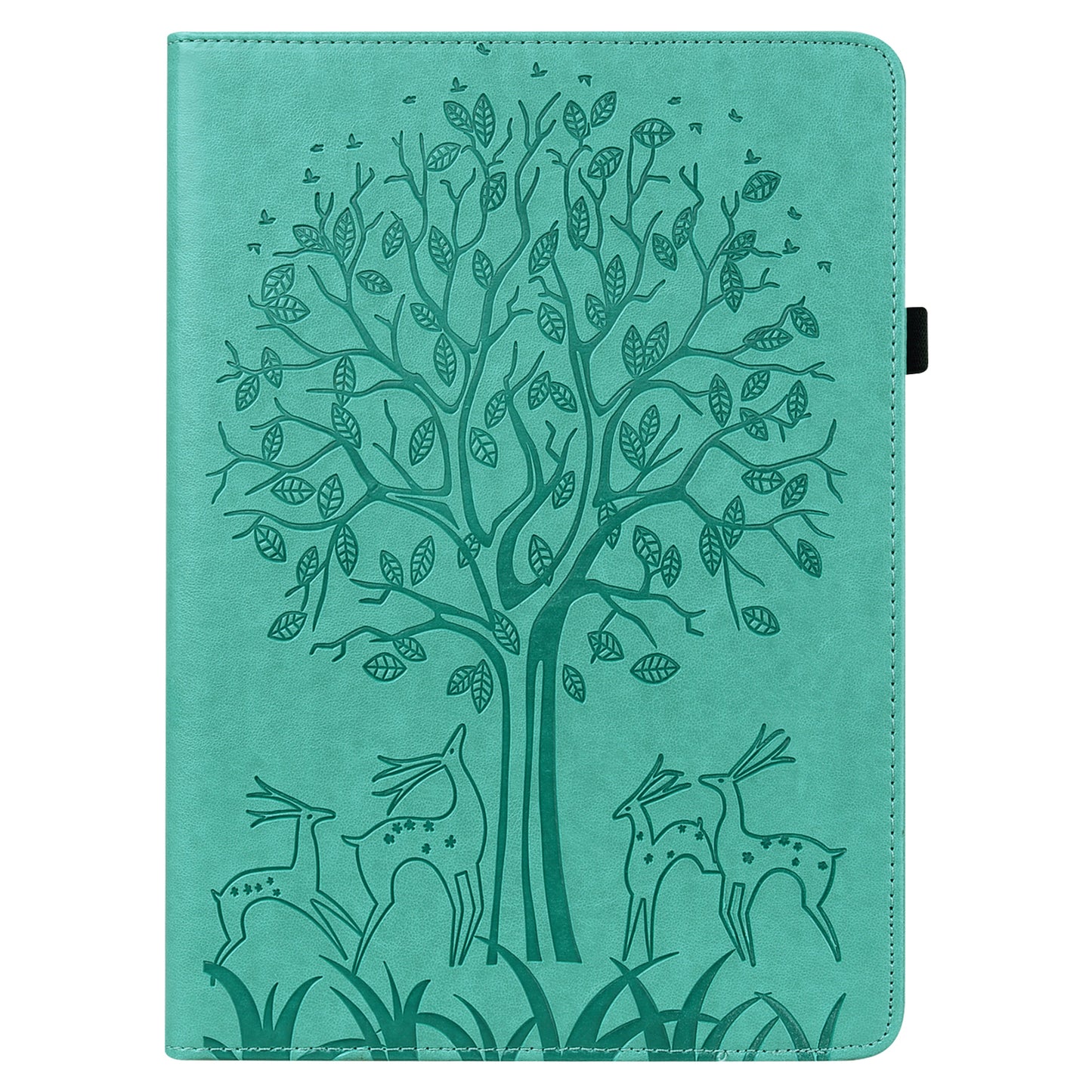 For Samsung Galaxy Tab A9+ Cover Imprinted Stand PU Leather Card Holder Tablet Case
