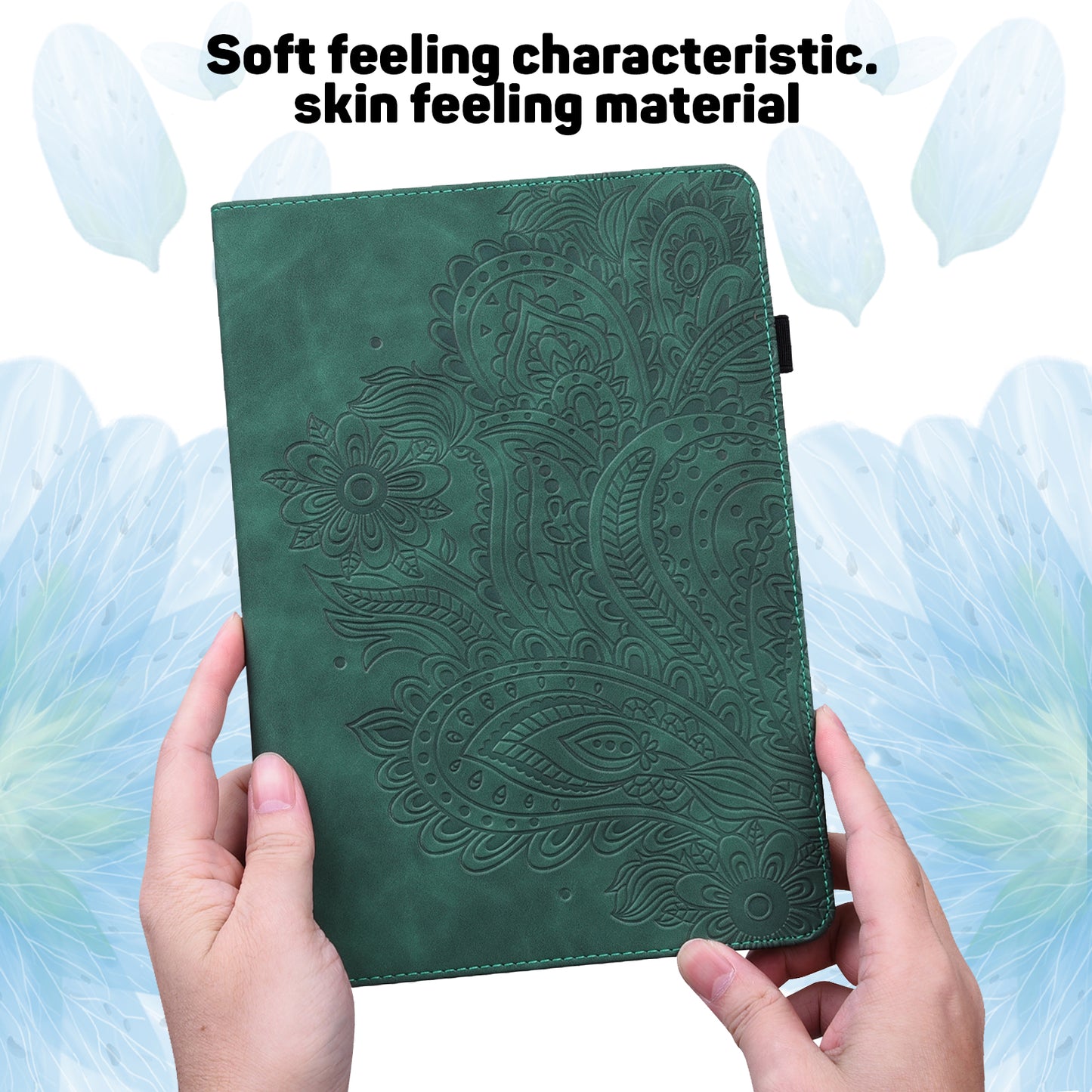 For Samsung Galaxy Tab A9+ Case PU Leather Card Holder Tablet Cover