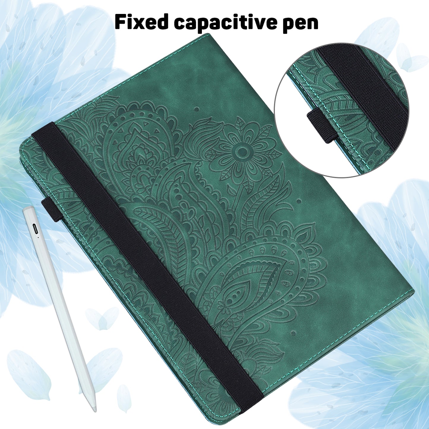 For Samsung Galaxy Tab A9+ Case PU Leather Card Holder Tablet Cover