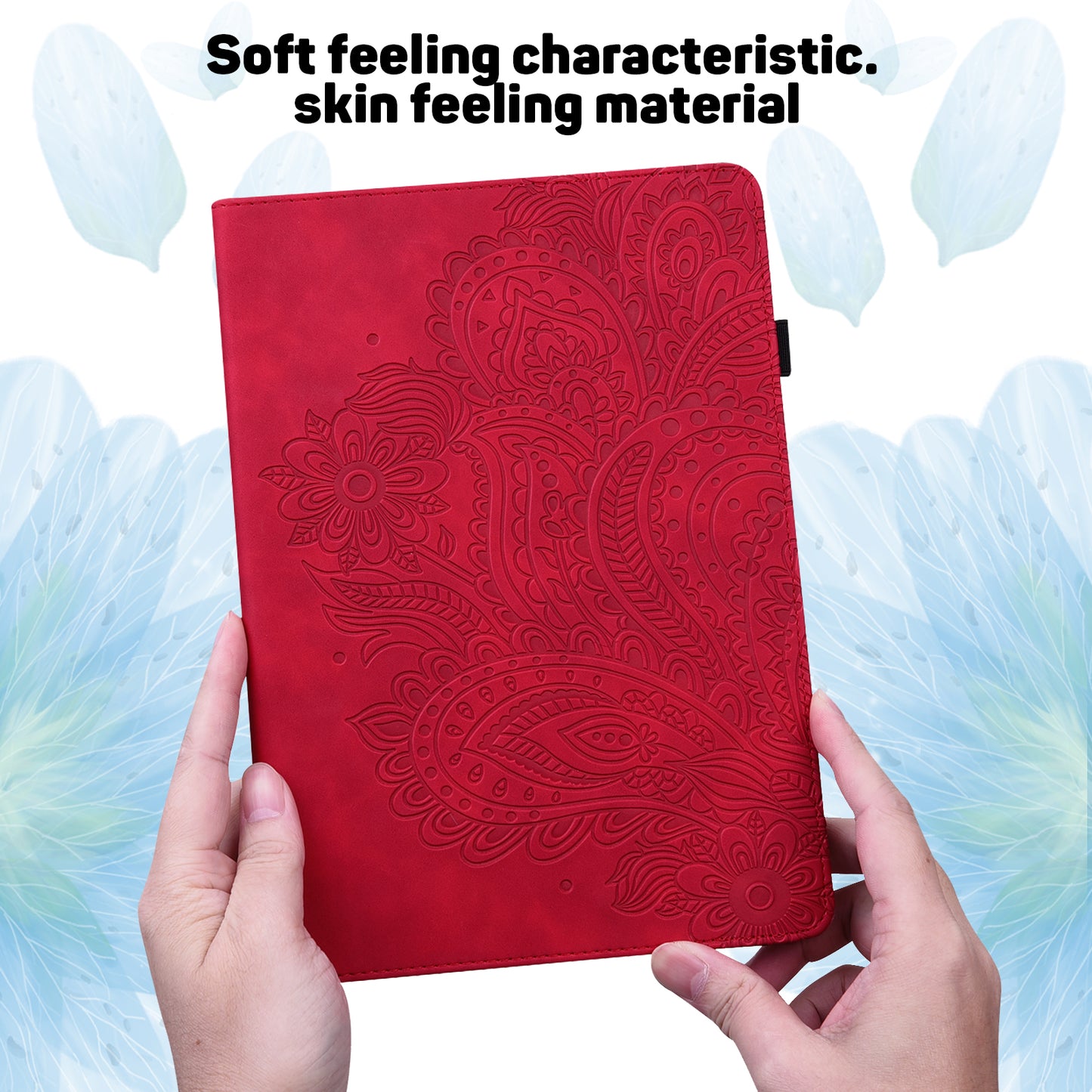 For Samsung Galaxy Tab A9+ Case PU Leather Card Holder Tablet Cover