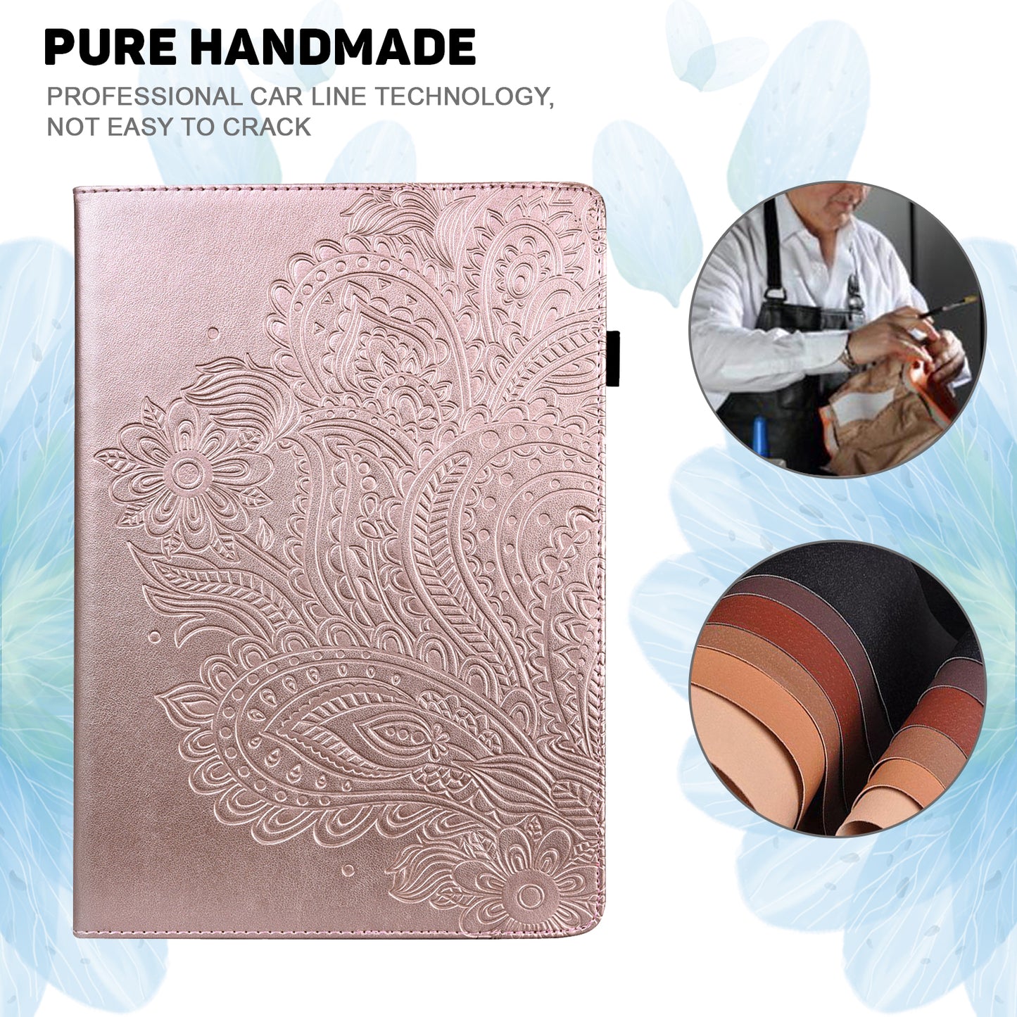 For Samsung Galaxy Tab A9+ Case PU Leather Card Holder Tablet Cover
