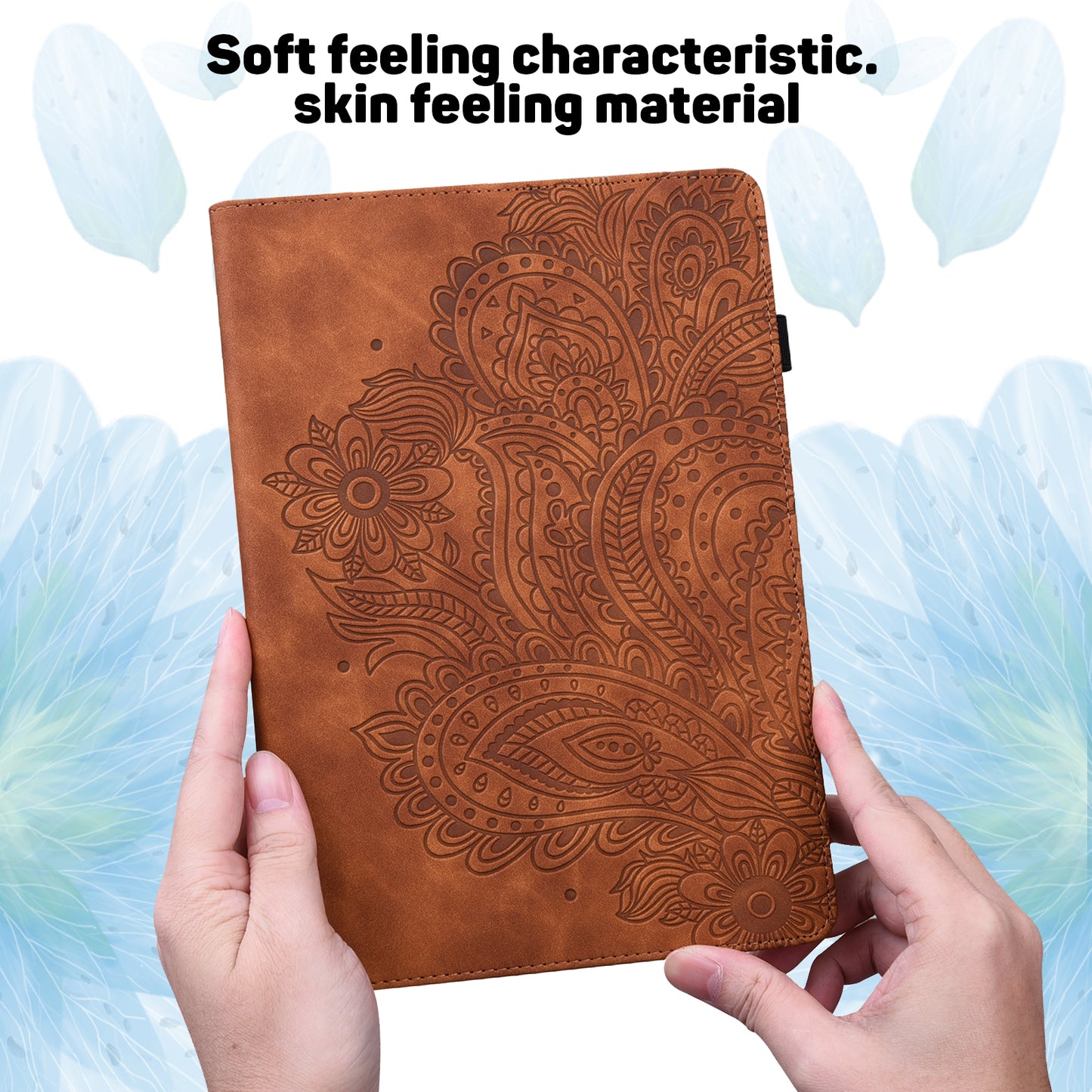 For Samsung Galaxy Tab A9+ Case PU Leather Card Holder Tablet Cover