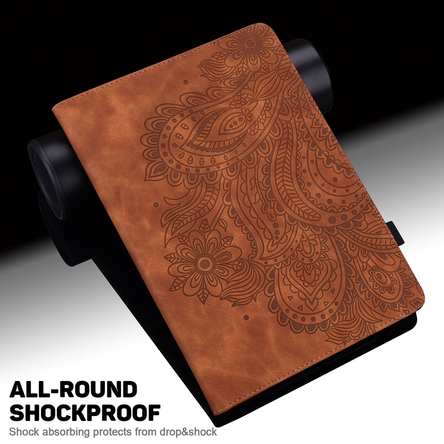 For Samsung Galaxy Tab A9+ Case PU Leather Card Holder Tablet Cover