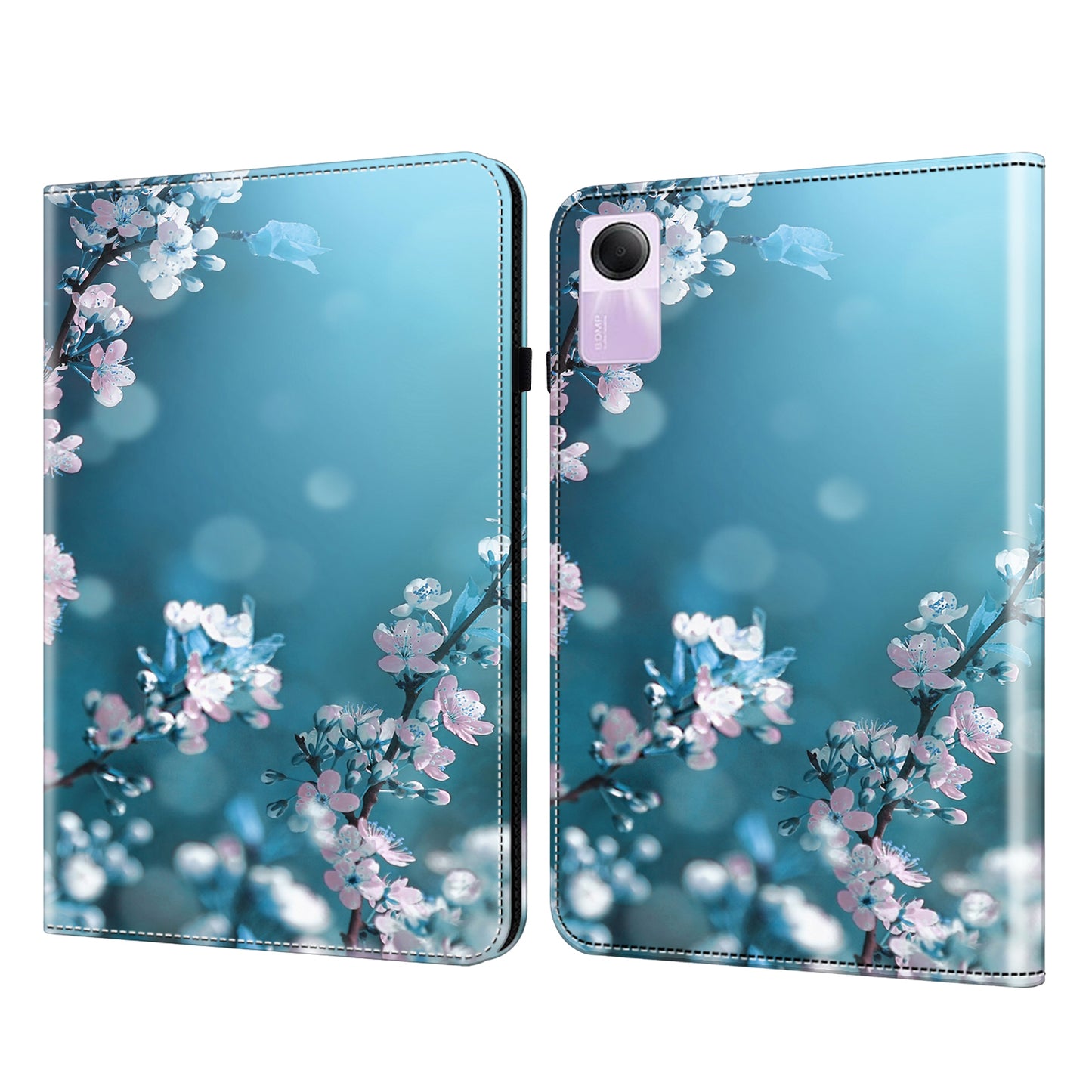 For Xiaomi Redmi Pad SE Case Stand Card Slot Pattern Printing PU Leather Tablet Cover
