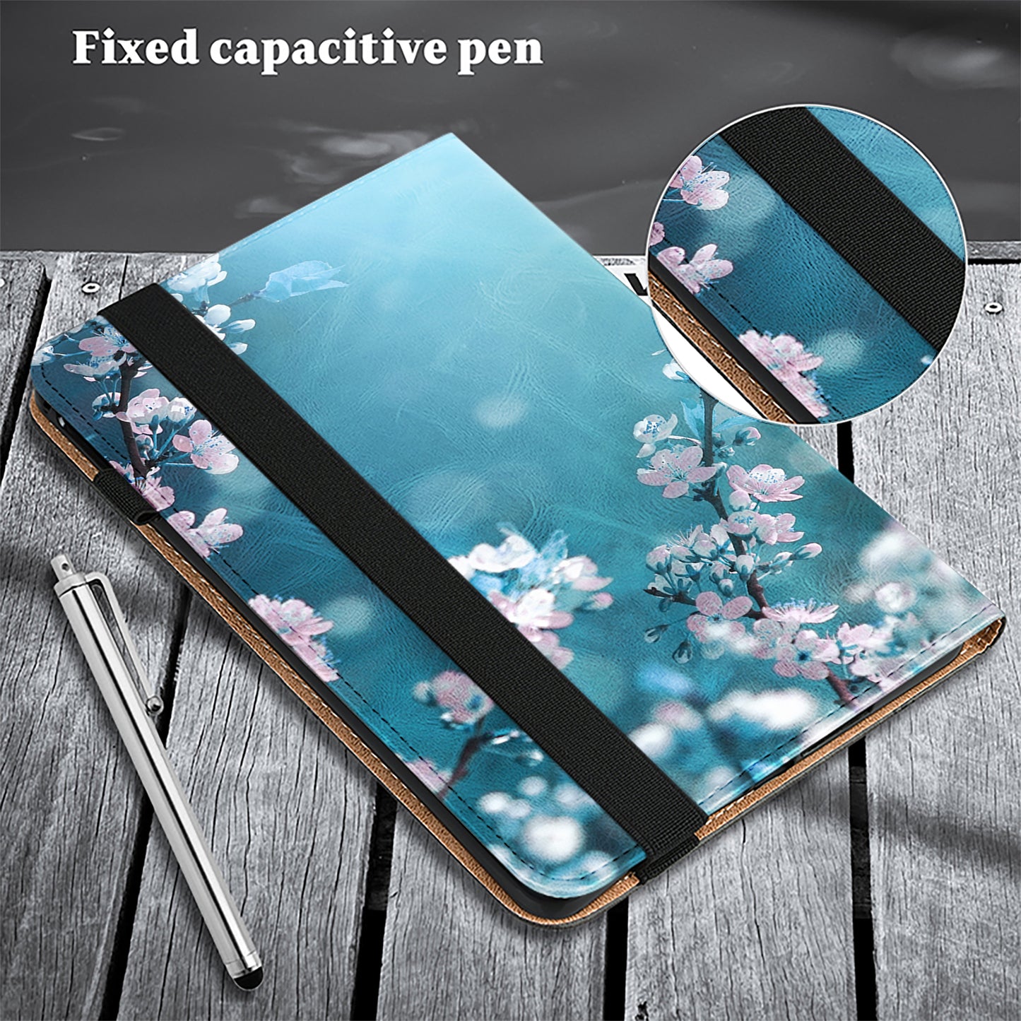 For Xiaomi Redmi Pad SE Case Stand Card Slot Pattern Printing PU Leather Tablet Cover
