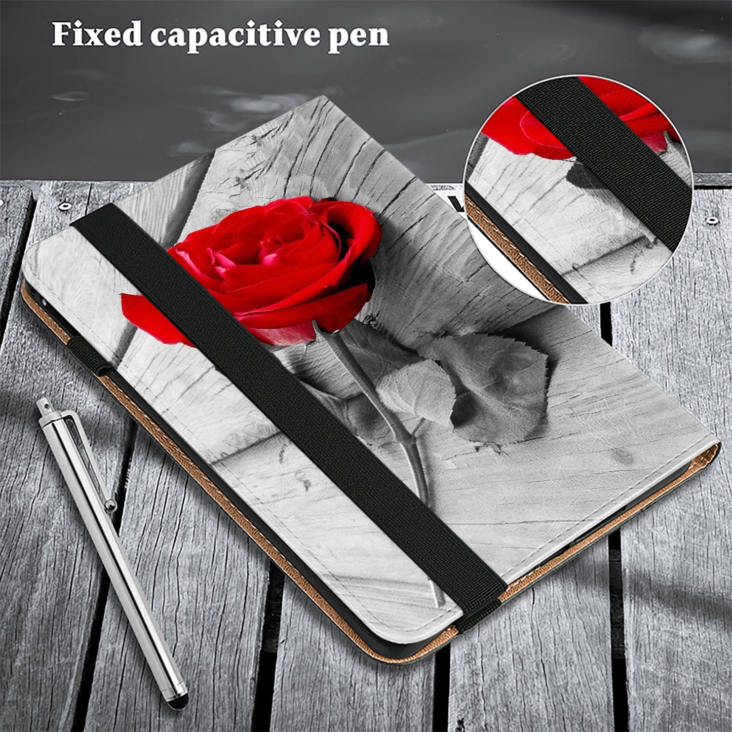 For Xiaomi Redmi Pad SE Case Stand Card Slot Pattern Printing PU Leather Tablet Cover