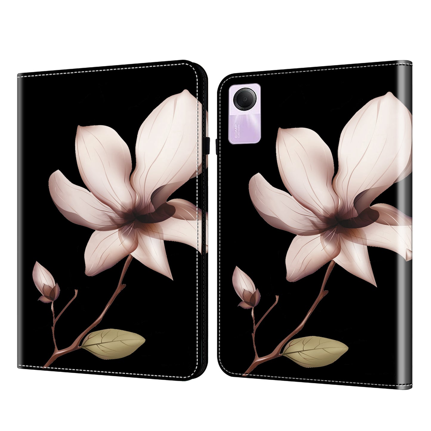 For Xiaomi Redmi Pad SE Case Stand Card Slot Pattern Printing PU Leather Tablet Cover
