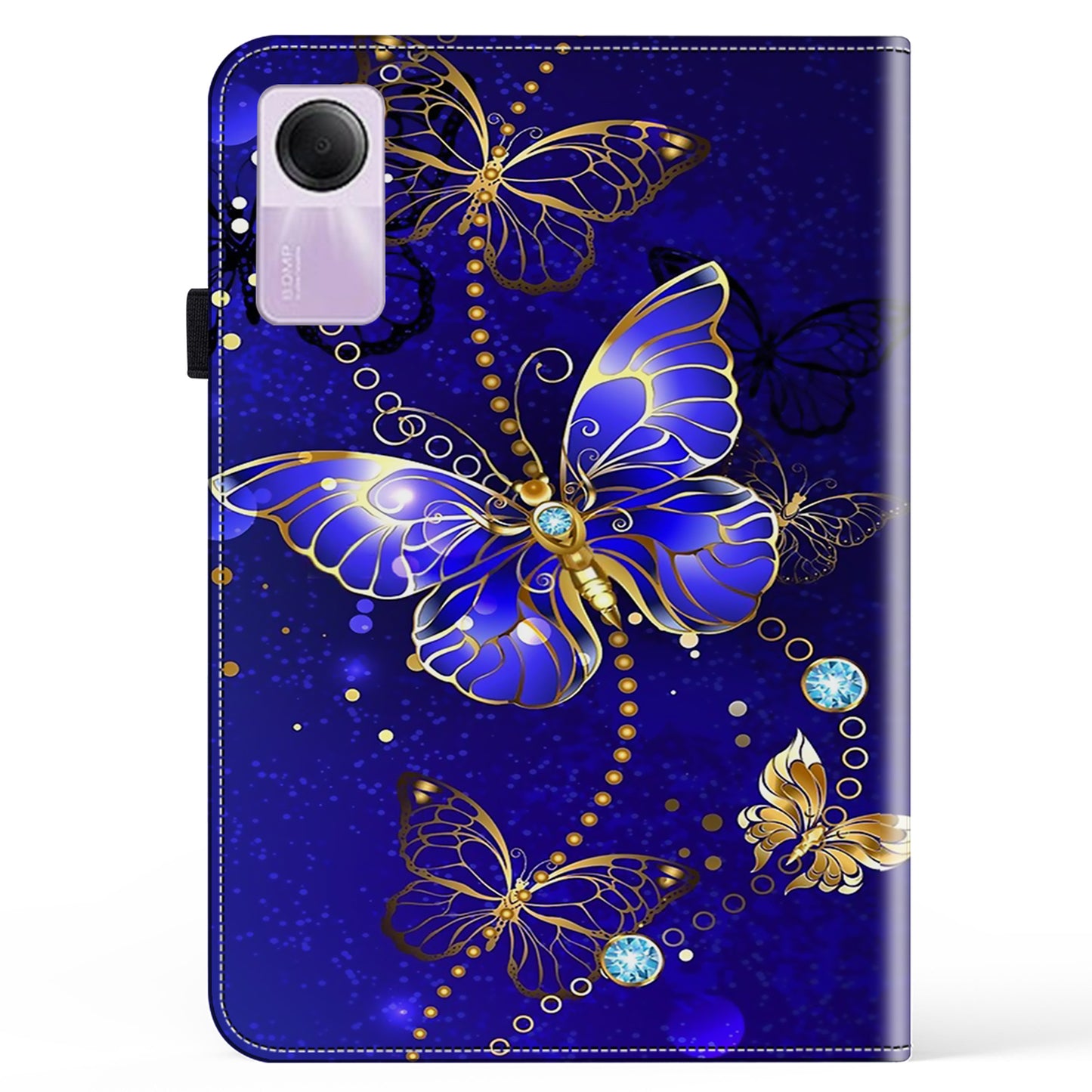 For Xiaomi Redmi Pad SE Case Stand Card Slot Pattern Printing PU Leather Tablet Cover