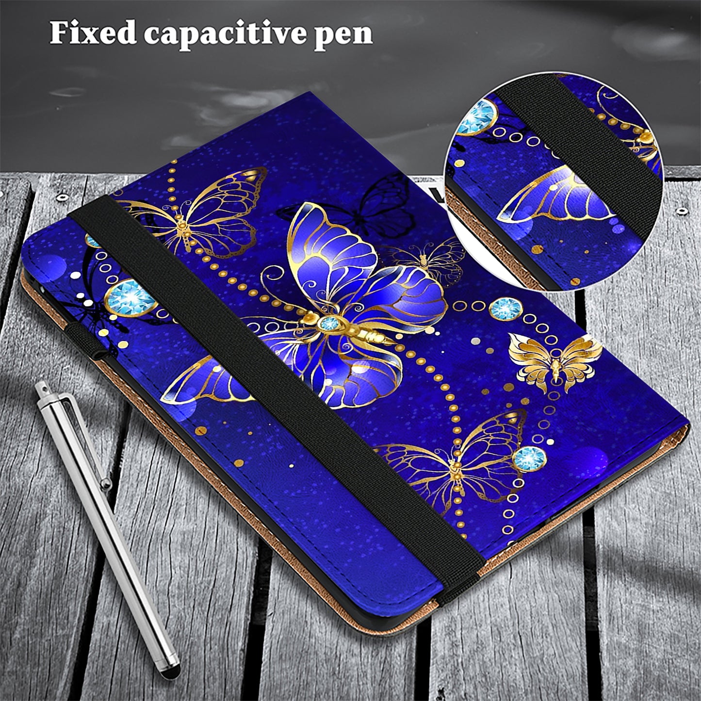 For Xiaomi Redmi Pad SE Case Stand Card Slot Pattern Printing PU Leather Tablet Cover