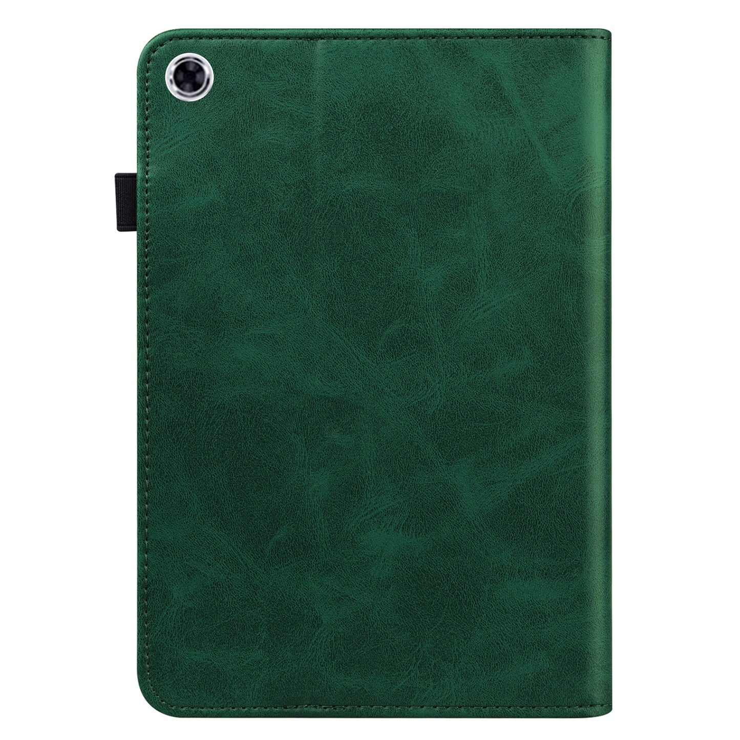 For Samsung Galaxy Tab A9+ Case PU Leather Line Imprinted Tablet Cover with Card Slots