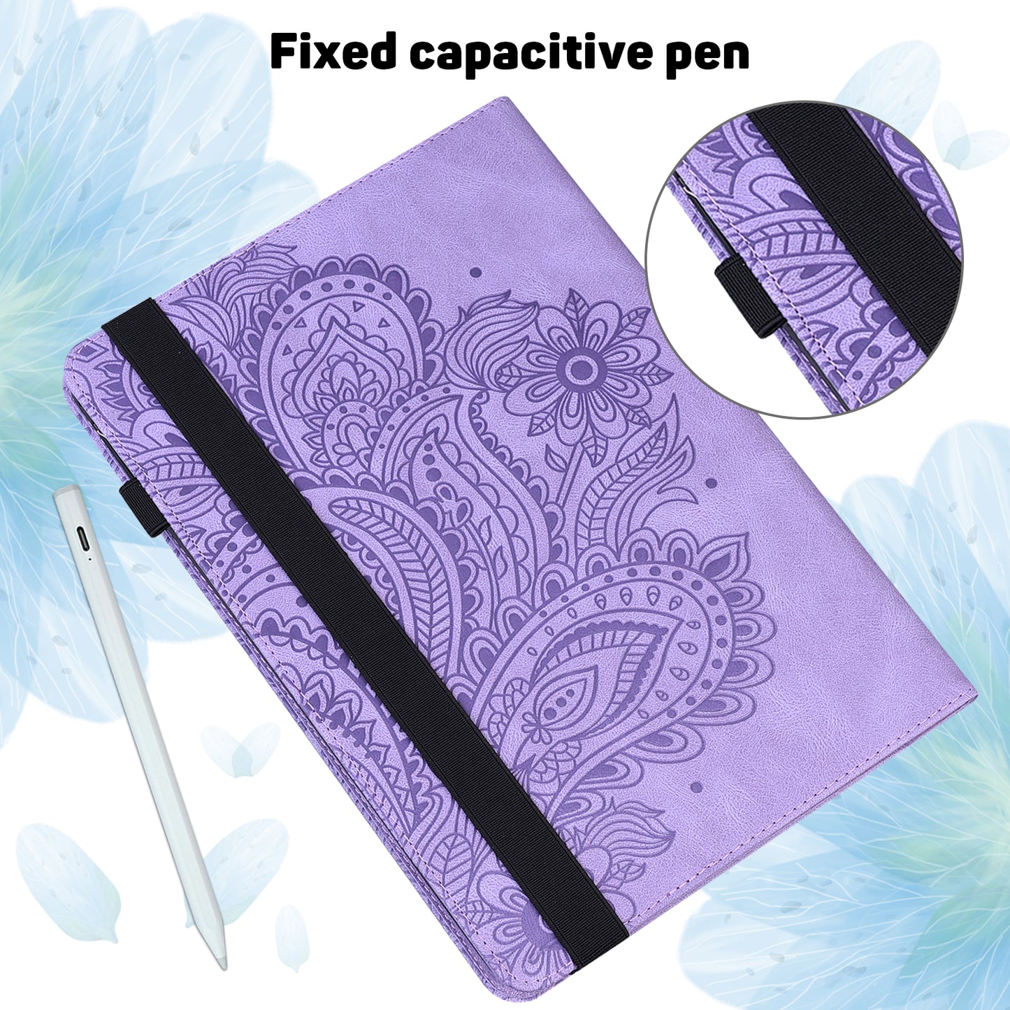 For Xiaomi Redmi Pad SE Cover PU Leather Stand Card Holder Tablet Case