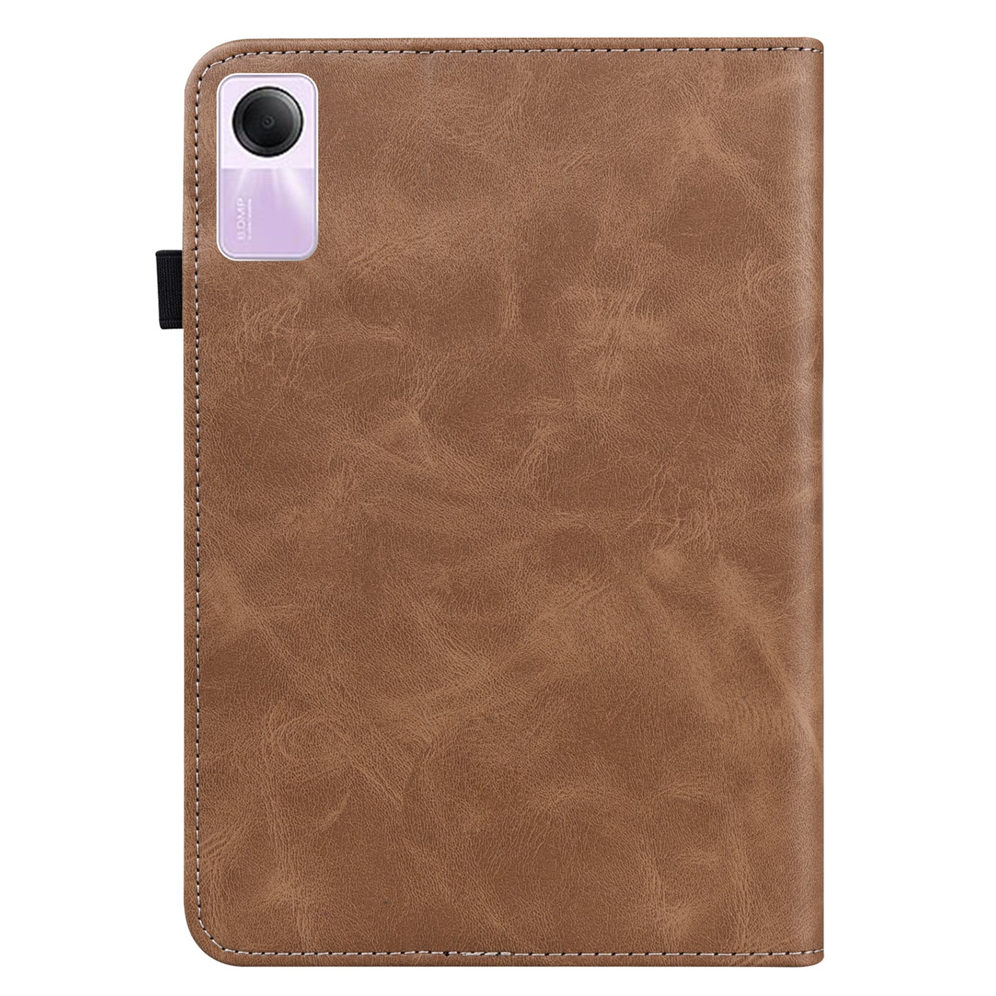 For Xiaomi Redmi Pad SE Leather Case Line Imprinted Card Holder Tablet Cover