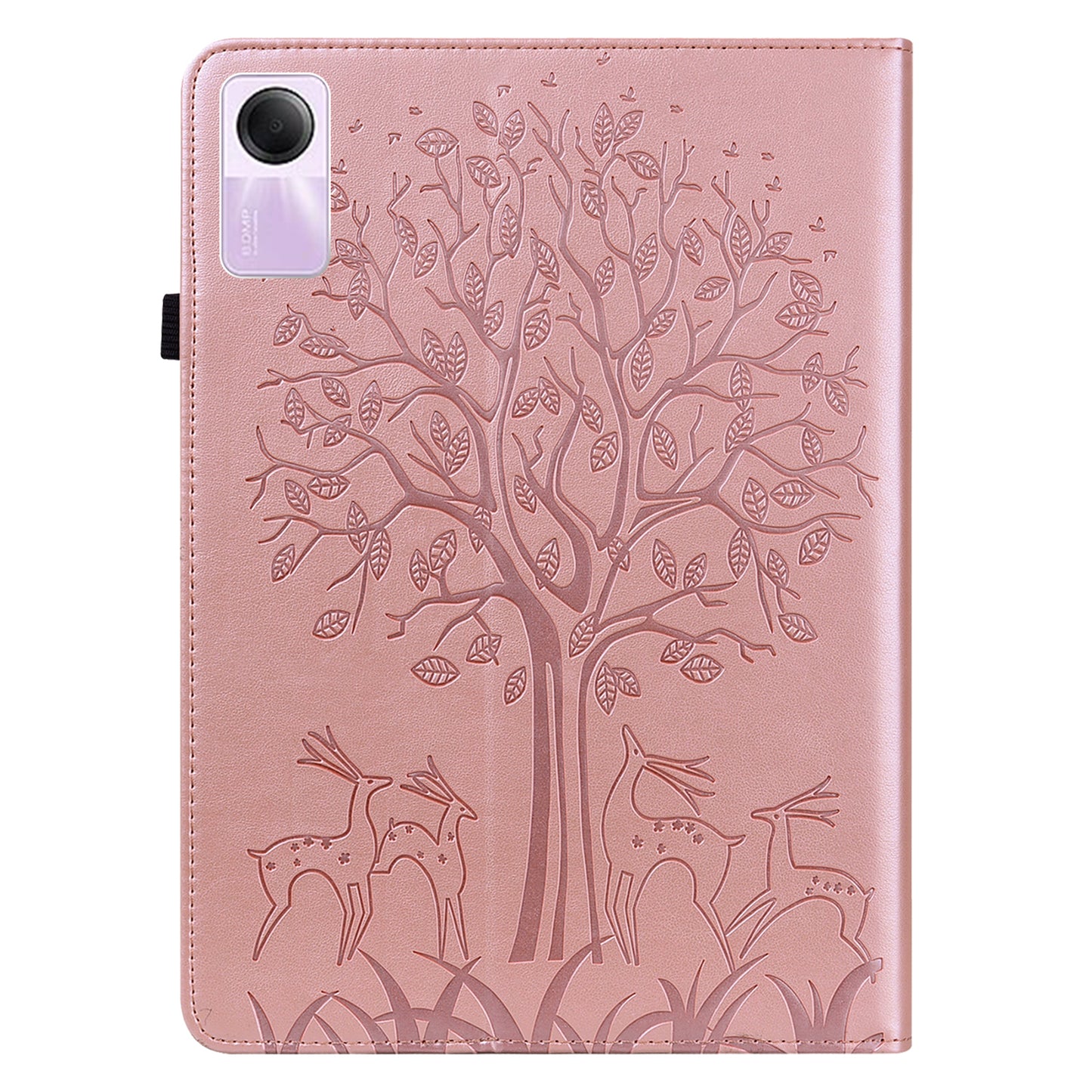 For Xiaomi Redmi Pad SE Case Imprinted PU Leather Tablet Cover with Card Slots
