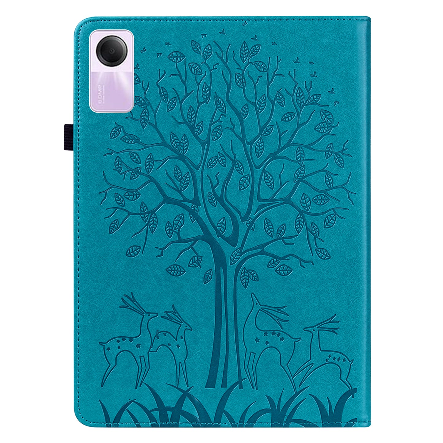 For Xiaomi Redmi Pad SE Case Imprinted PU Leather Tablet Cover with Card Slots