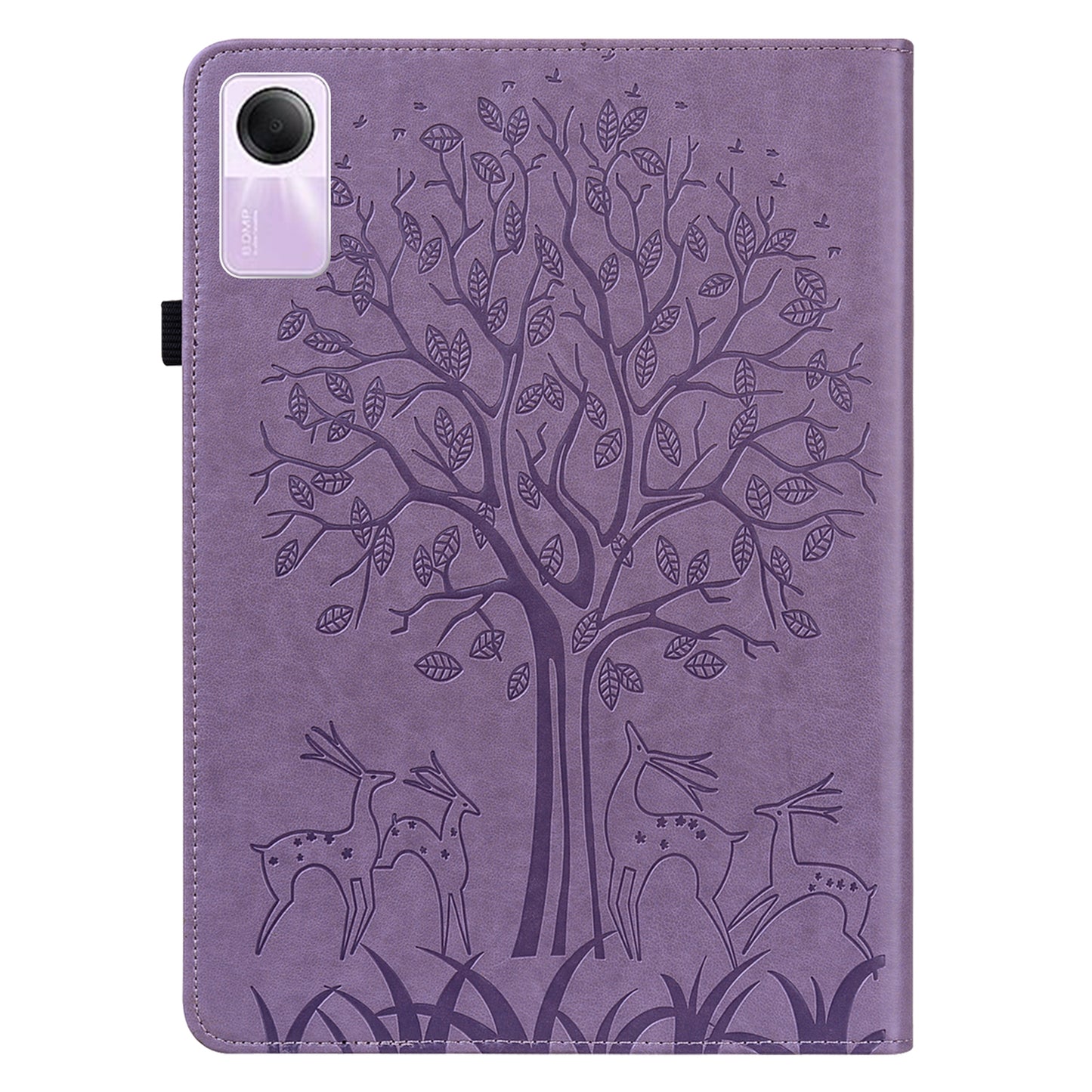 For Xiaomi Redmi Pad SE Case Imprinted PU Leather Tablet Cover with Card Slots
