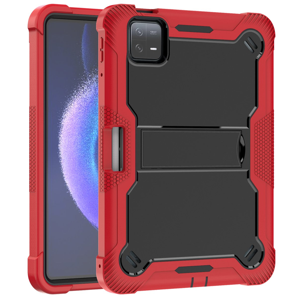 For Xiaomi Pad 6 / Pad 6 Pro Kickstand Tablet Cover Silicone + PC Shockproof Rugged Case