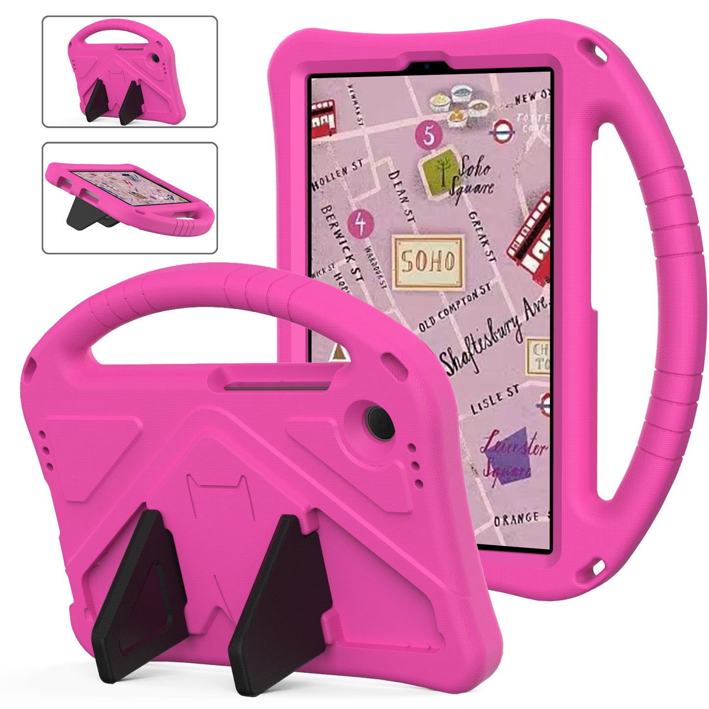 For Samsung Galaxy Tab A9 Case EVA Shockproof Grip Handle Kickstand Tablet Cover