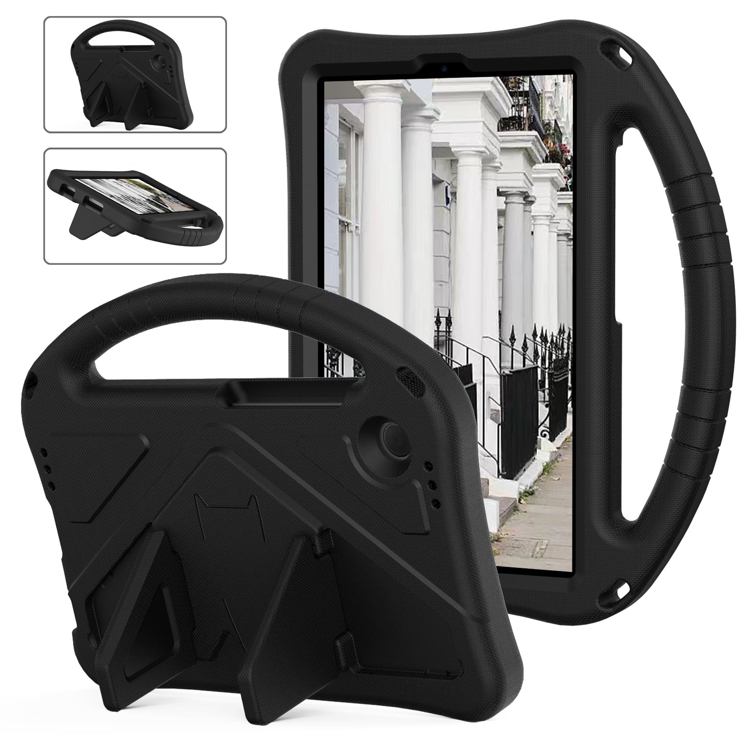 For Samsung Galaxy Tab A9 Case EVA Shockproof Grip Handle Kickstand Tablet Cover