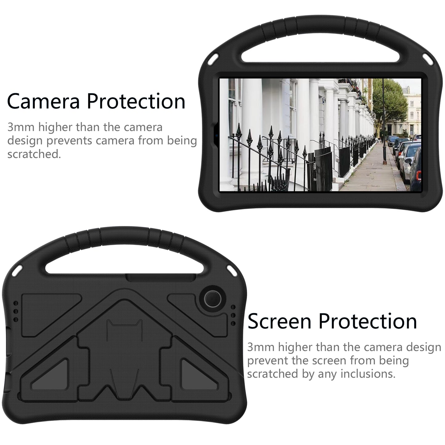 For Samsung Galaxy Tab A9 Case EVA Shockproof Grip Handle Kickstand Tablet Cover