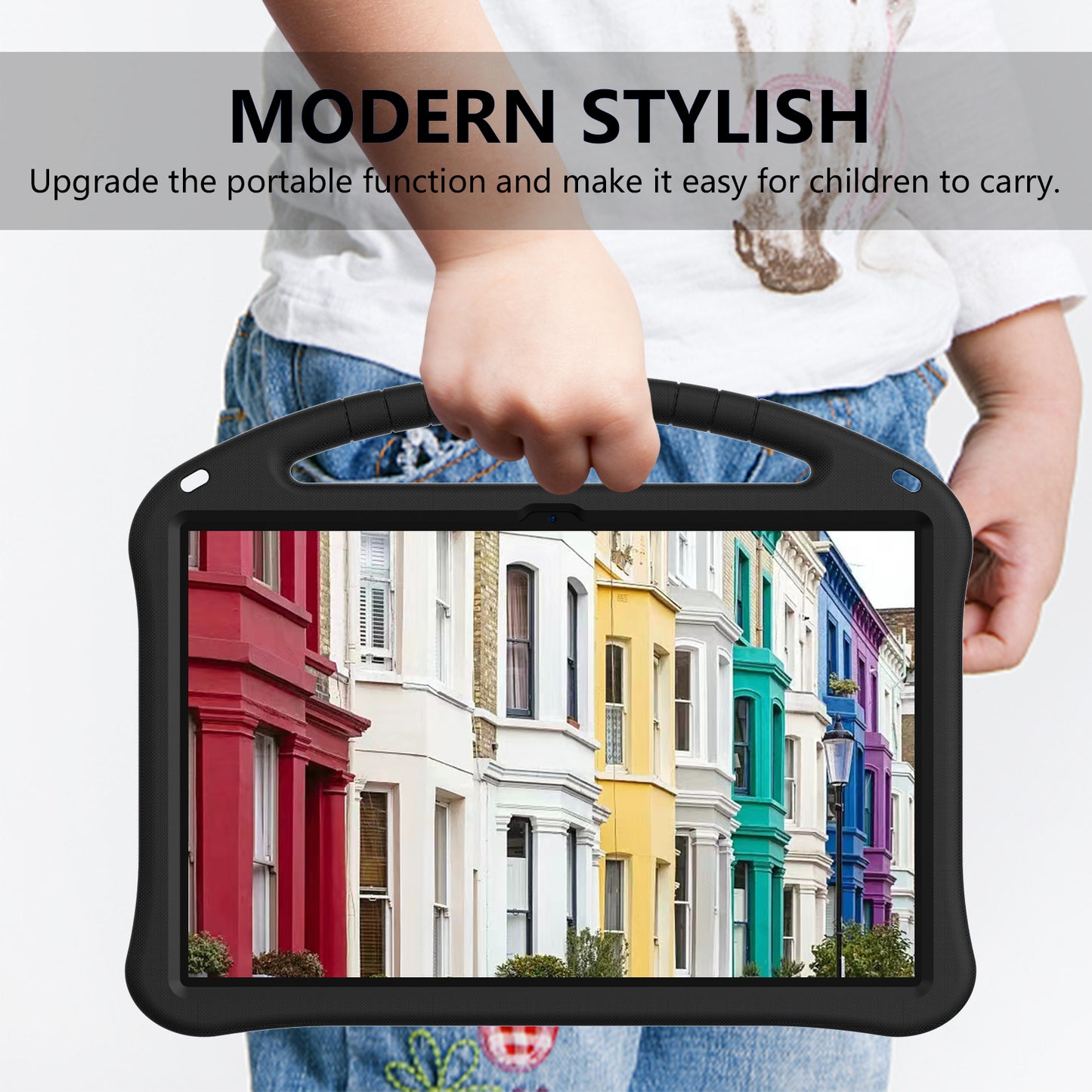 Shockproof Cover for Samsung Galaxy Tab S9 Ultra / S8 Ultra , Handle Kickstand Protective EVA Tablet Case
