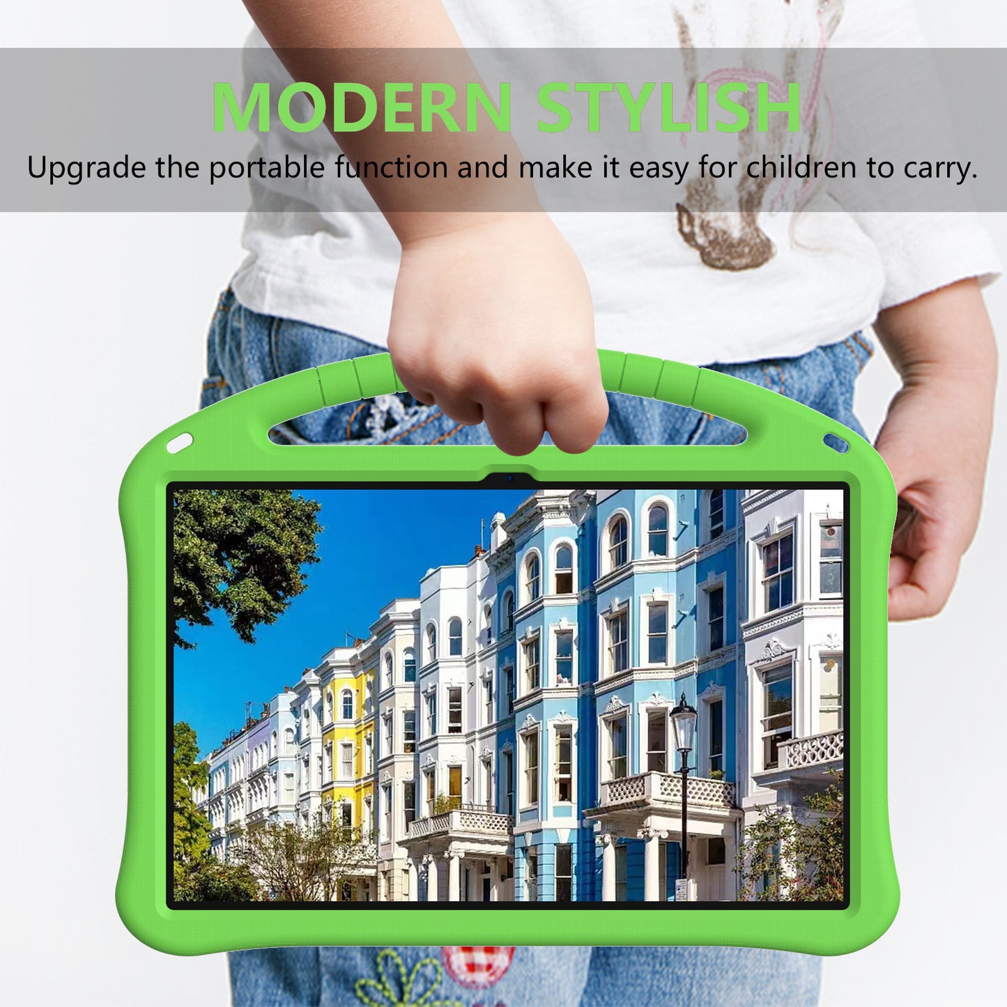 Shockproof Cover for Samsung Galaxy Tab S9 Ultra / S8 Ultra , Handle Kickstand Protective EVA Tablet Case